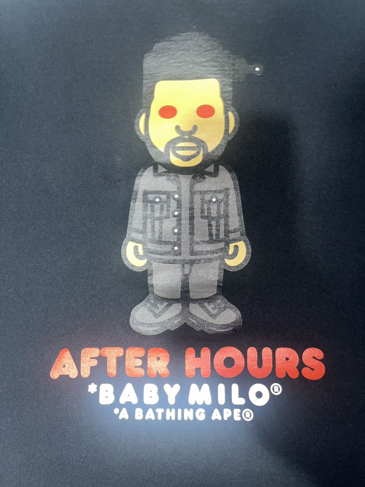 Bape x The Weeknd Baby Milo After Hours Tee