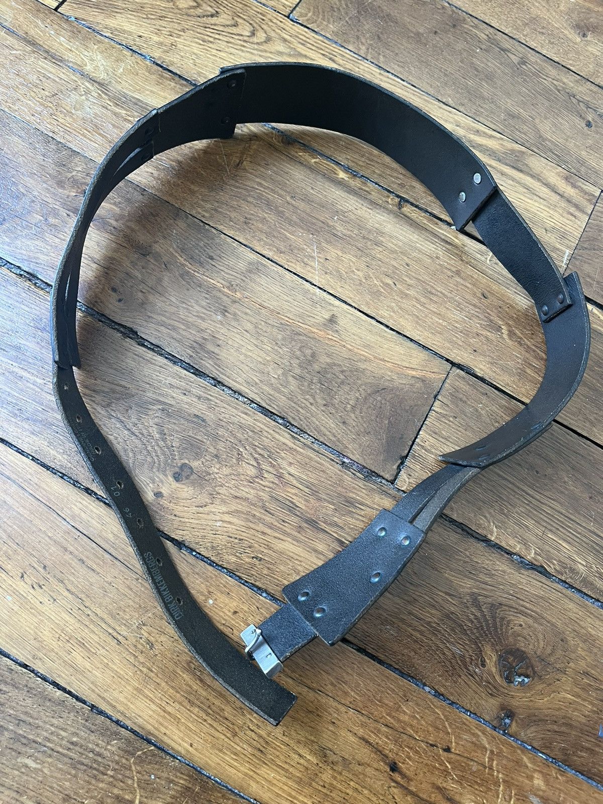 Dirk Bikkembergs 1990s Leather Belt Size ONE SIZE - 7 Thumbnail