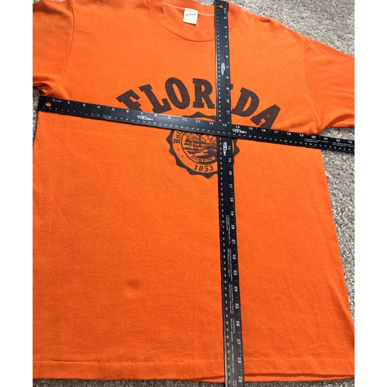 Vintage VINTAGE University of Florida Gators Orange Sportswear T-Shirt Large Men 80s Shirt Size US L / EU 52-54 / 3 - 5 Thumbnail