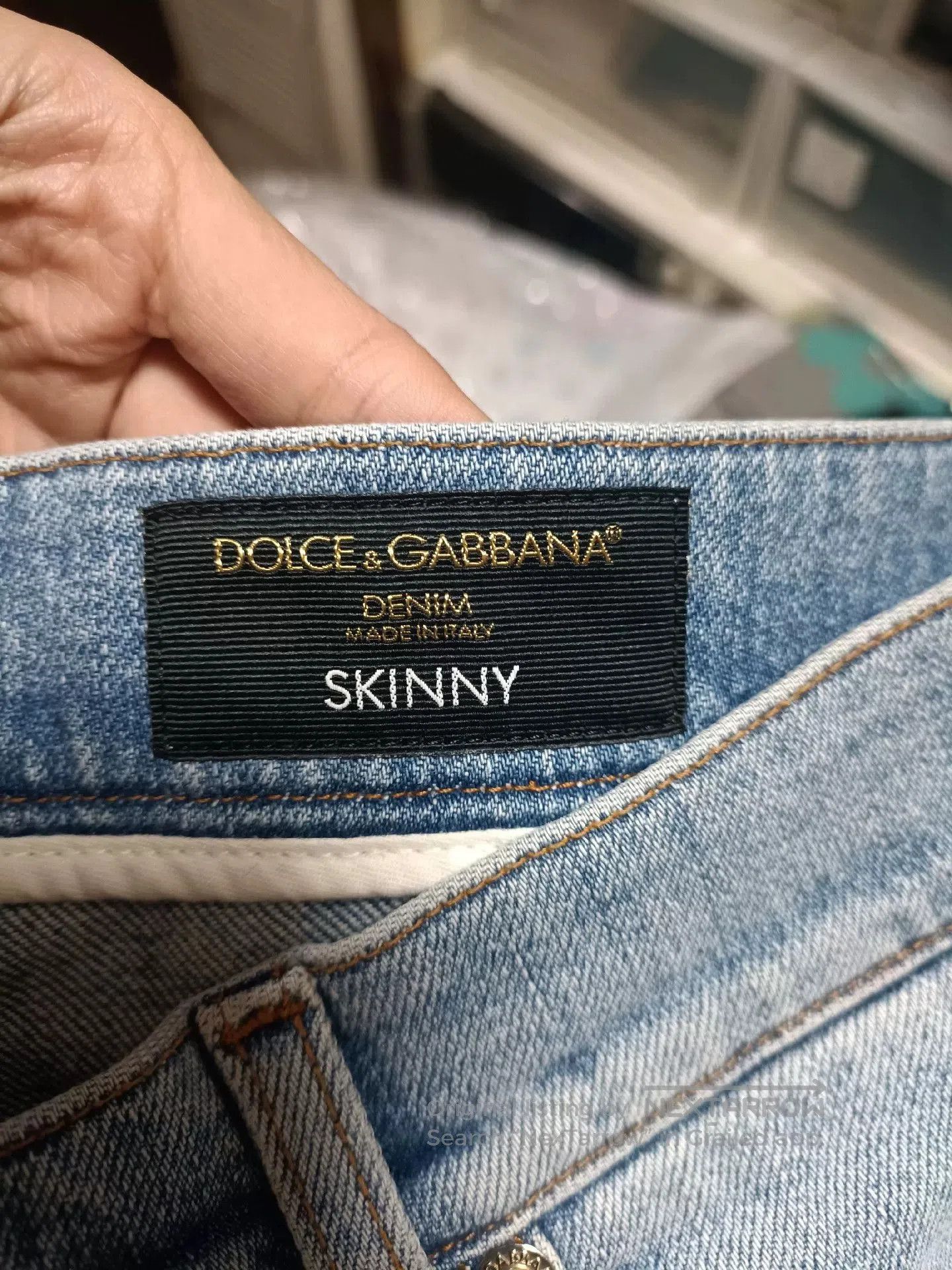 Dolce & Gabbana Dolce&Gabbana Runway Sacred Heart Crown Jeans. Size US 28 / EU 44 - 8 Thumbnail