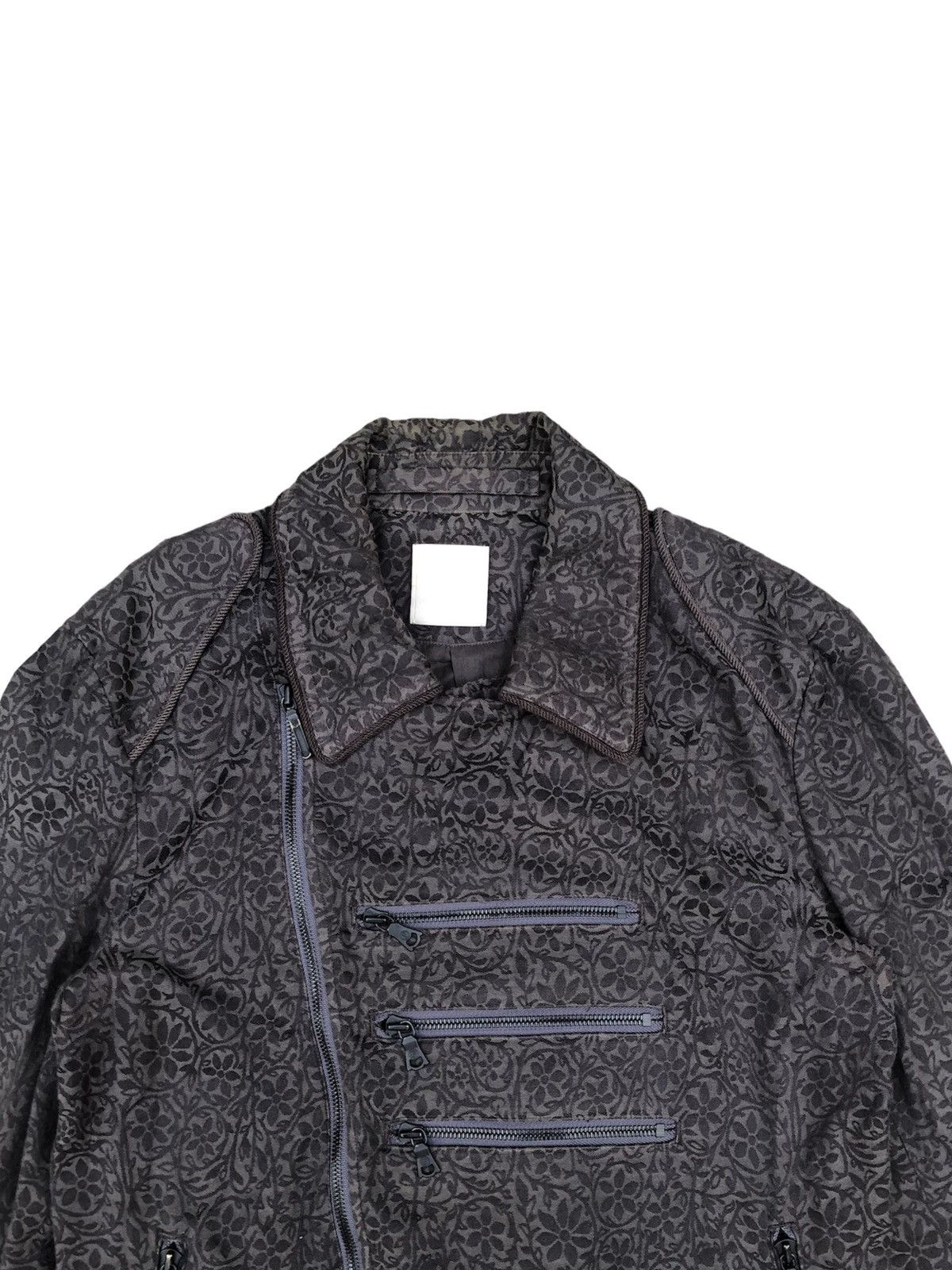 14th Addiction Factotum Jacquard Double Riders Jacket Size US M / EU 48-50 / 2 - 3 Thumbnail