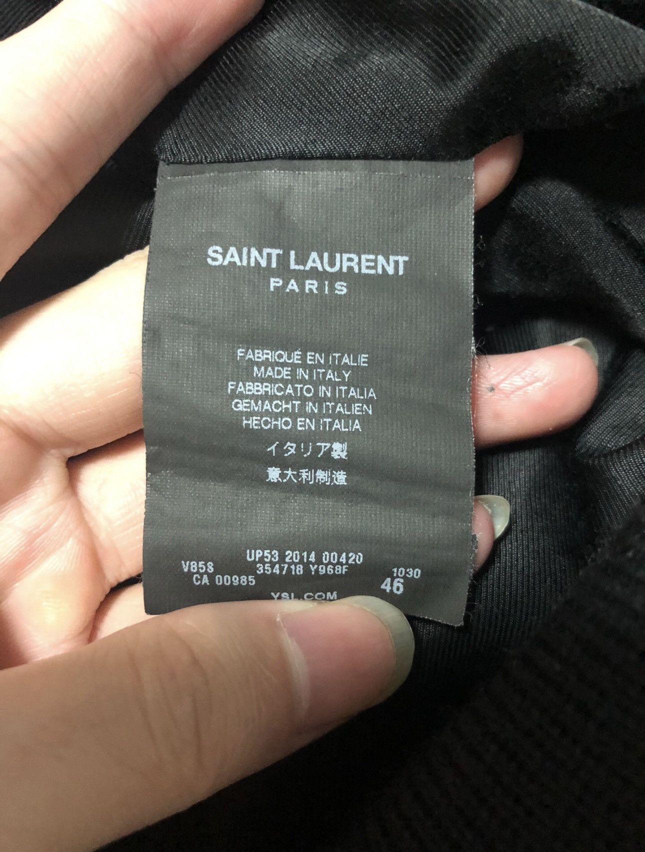 Saint Laurent Paris Saint Laurent 14FW baseball jacket Size US S / EU 44-46 / 1 - 8 Thumbnail