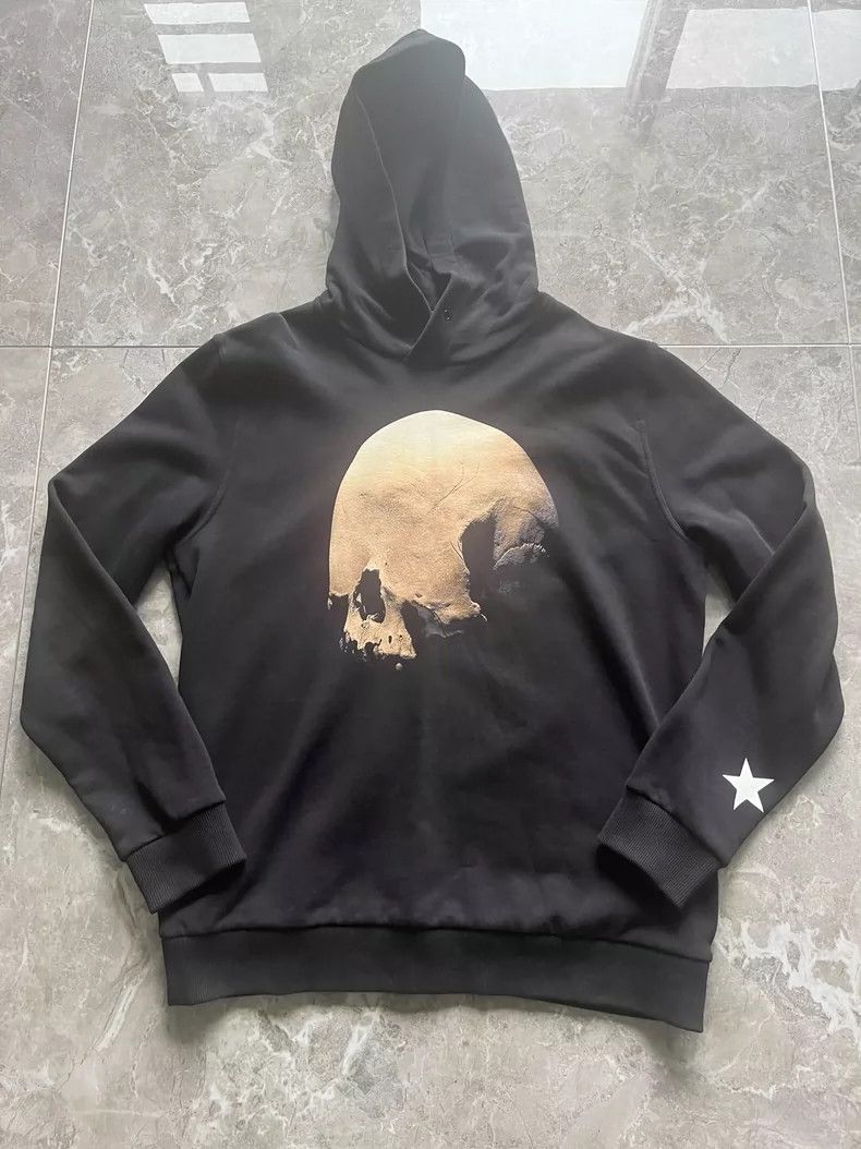 Givenchy Givenchy Fossil Skull Print Black Hoodie Size US L / EU 52-54 / 3 - 1 Thumbnail