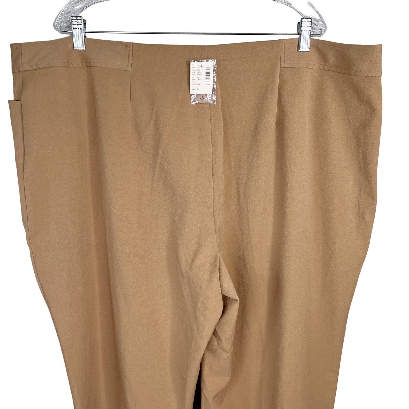 Other Lane Bryant Pants Madison Trouser Metroline 26 Beige New Size 26" / US 2 / IT 38 - 9 Thumbnail