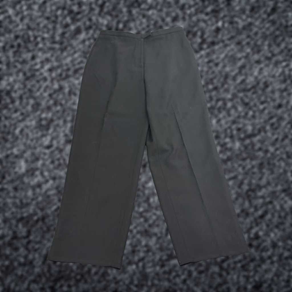 Eddie Bauer Eddie Bauer Womens 16 Black Wool Lined High Rise Straight Leg Classic Pants Size 38" / US 16 / IT 52 - 1 Thumbnail