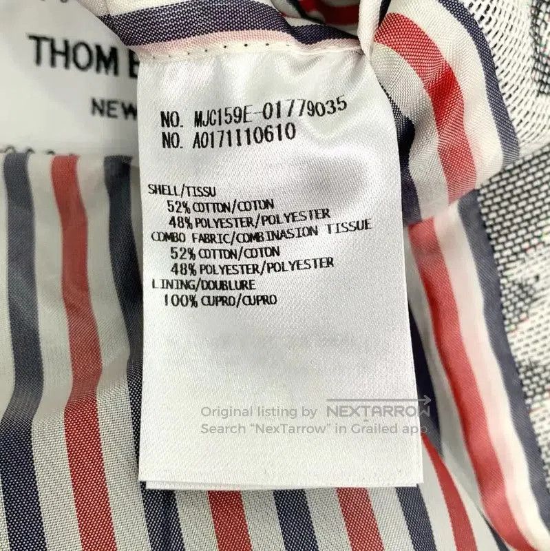 Thom Browne Thom Browne Gray Floral Stitched Blazer . Size US S / EU 44-46 / 1 - 7 Thumbnail