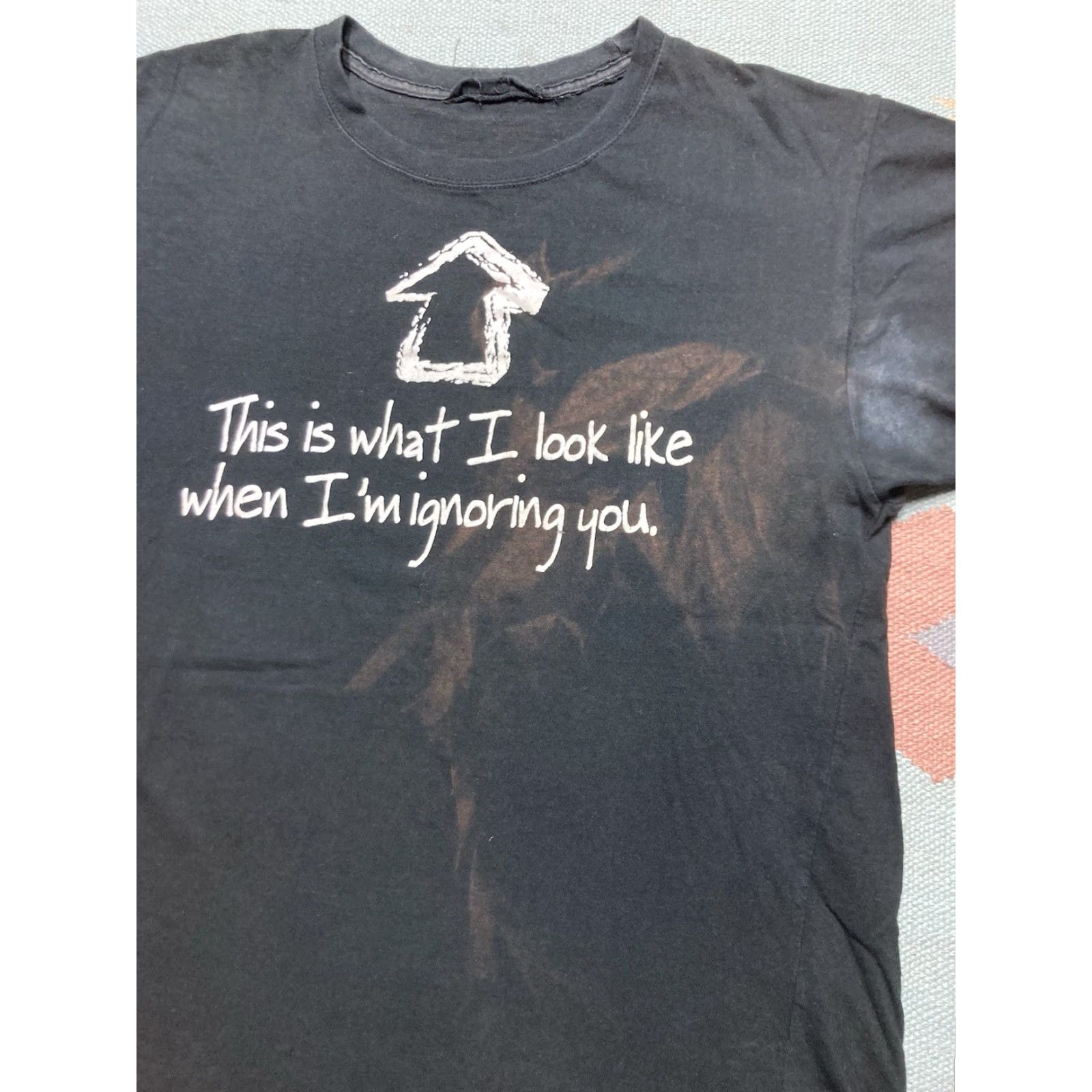 Vintage VINTAGE T SHIRT M & M Men XL Black Funny Y2K What I Look Like When I’m Ignoring You Theme Hot Topic Faded 90s? XL Size US XL / EU 56 / 4 - 3 Thumbnail