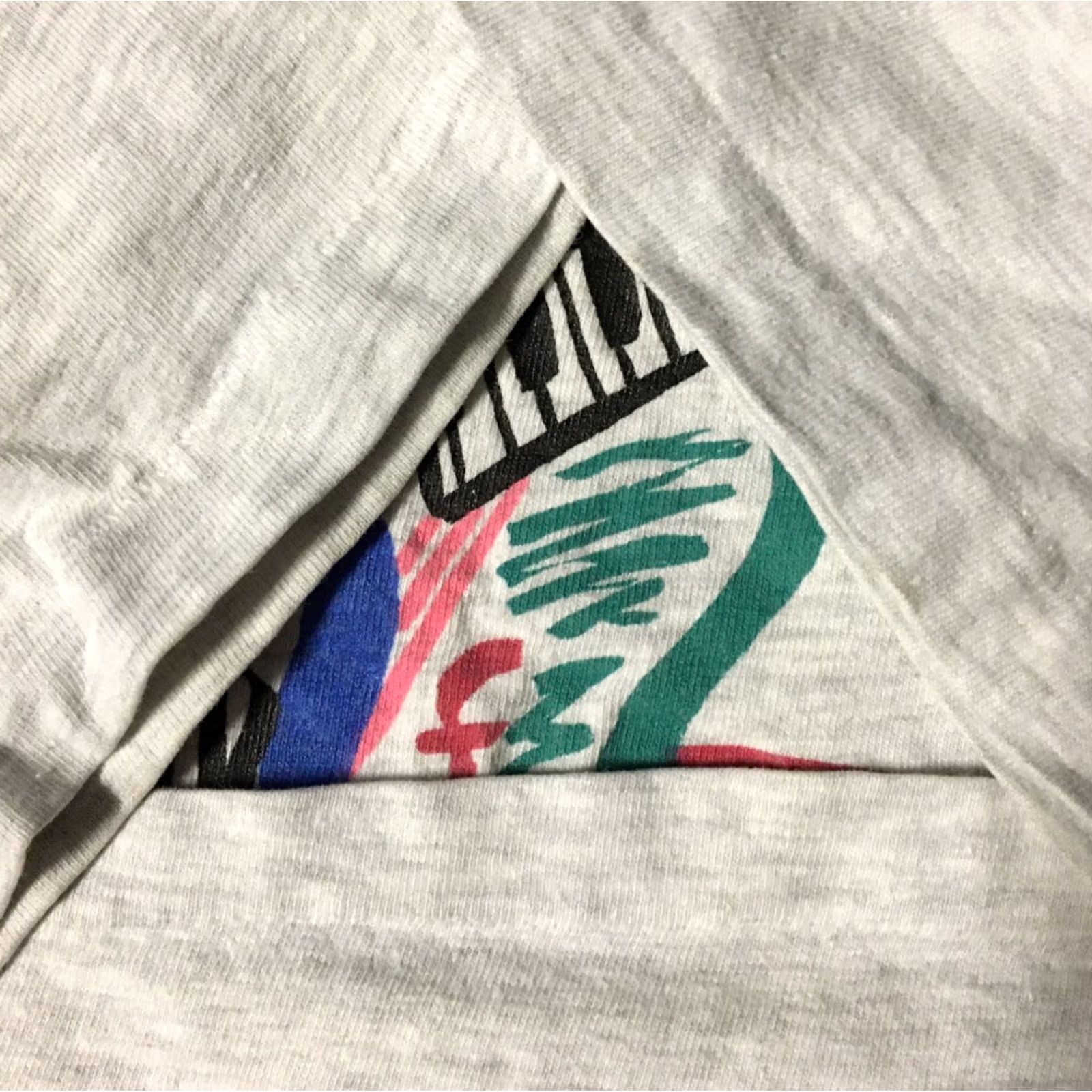 Hanes VINTAGE 90s Los Angeles Music Center Shirt XL Gray Hanes Regular Fit Short Sleeve Crew Neck Mens Art Opera Theater Single Stitch Logo 80s LA Size US XL / EU 56 / 4 - 3 Thumbnail