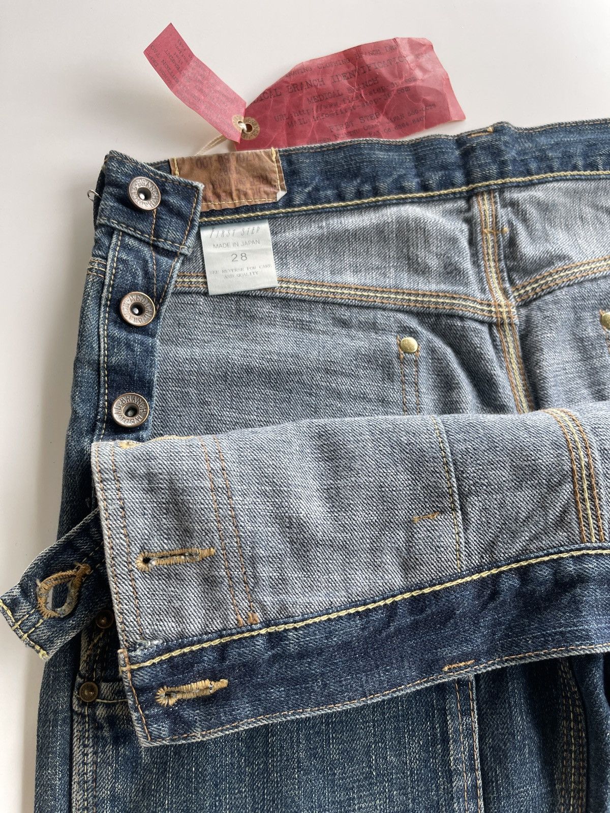 BRANCH DEPT❗️Double Waist Flare Multipocket Union Made Jeans
