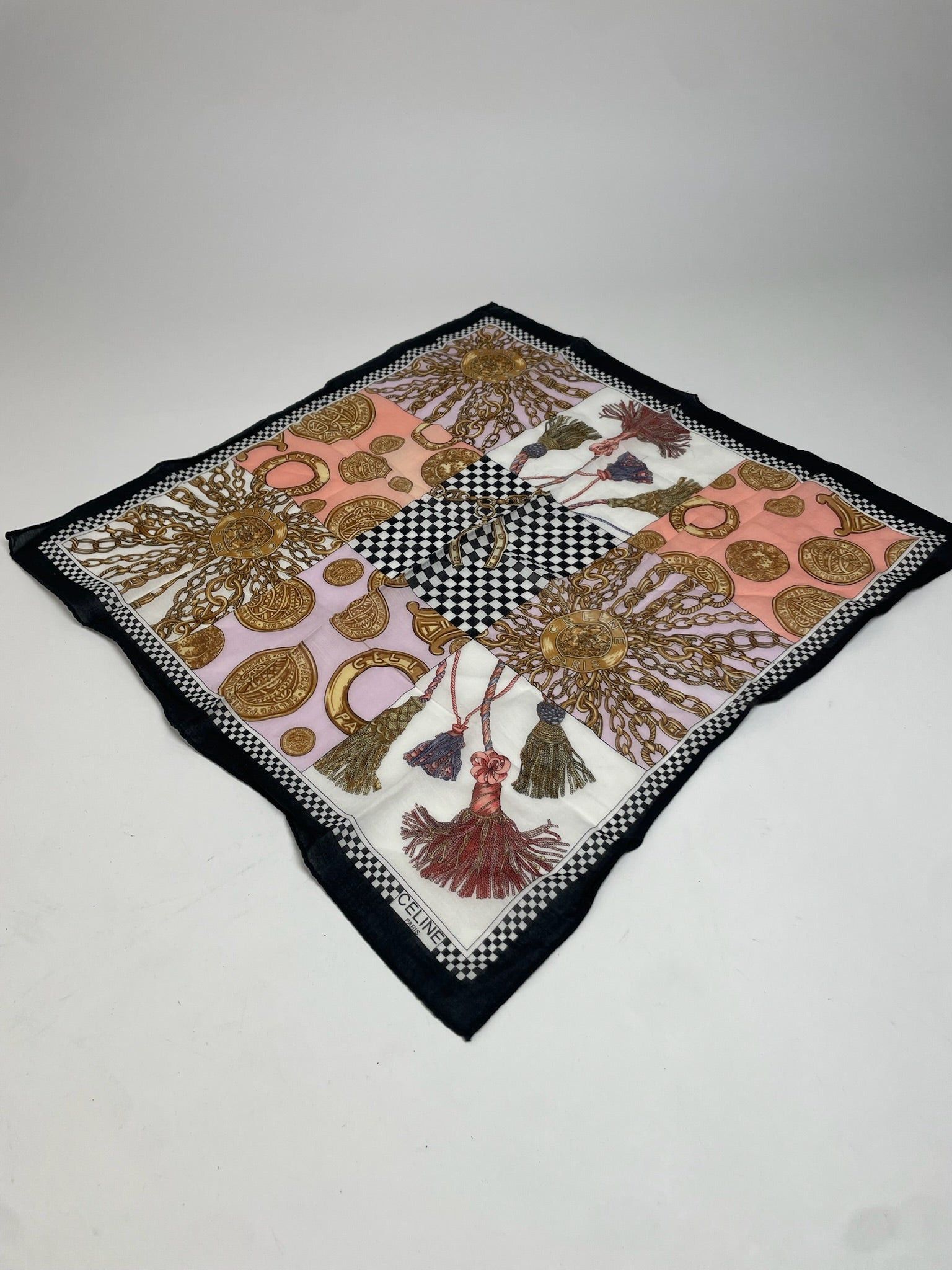 Celine Vintage Paris abstract Scarf Size ONE SIZE - 1 Thumbnail