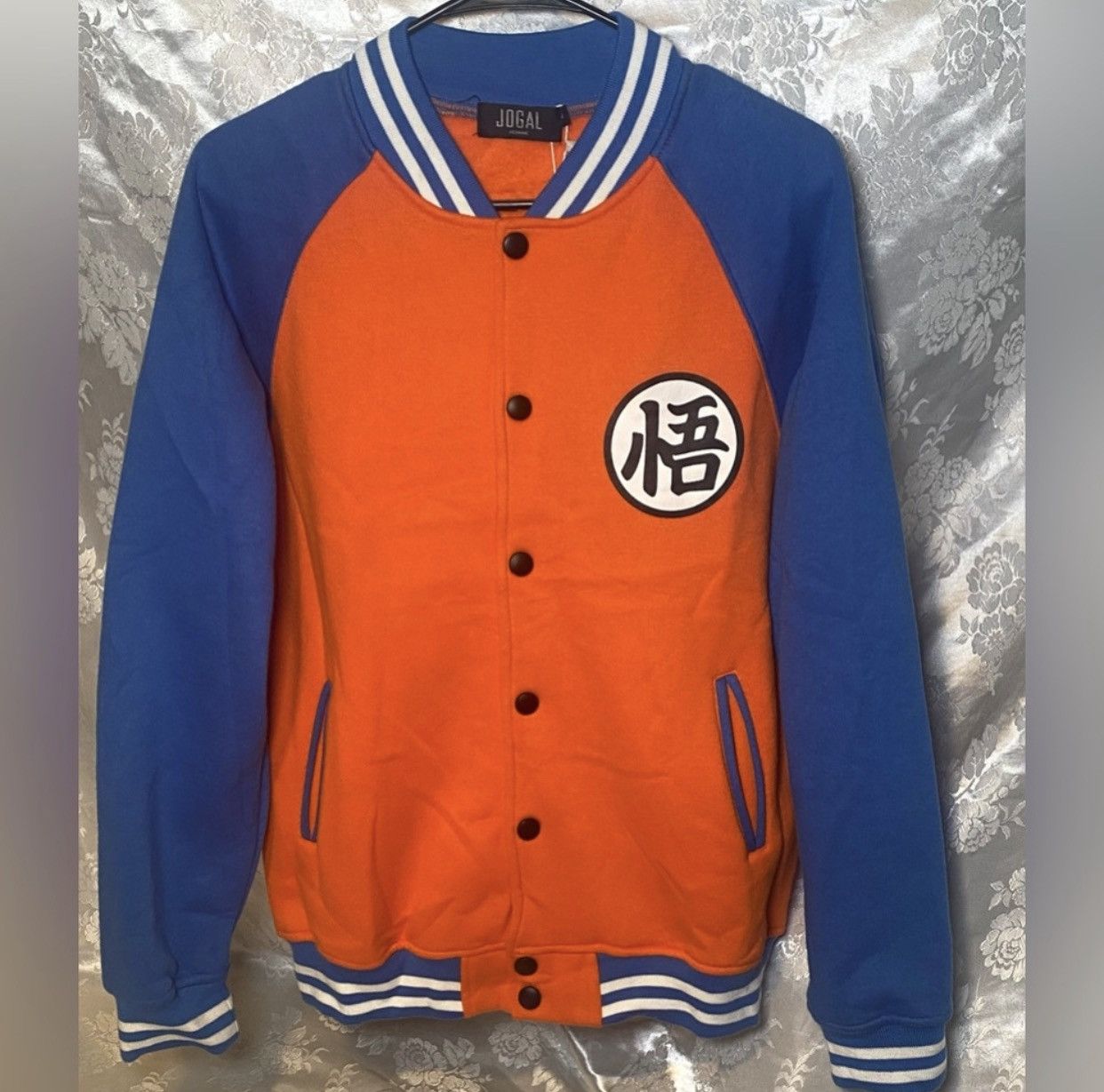 Other JOGAL Dragon Ball Z Goku Kanji Varsity Jacket Orange Blue Size US L / EU 52-54 / 3 - 2 Thumbnail