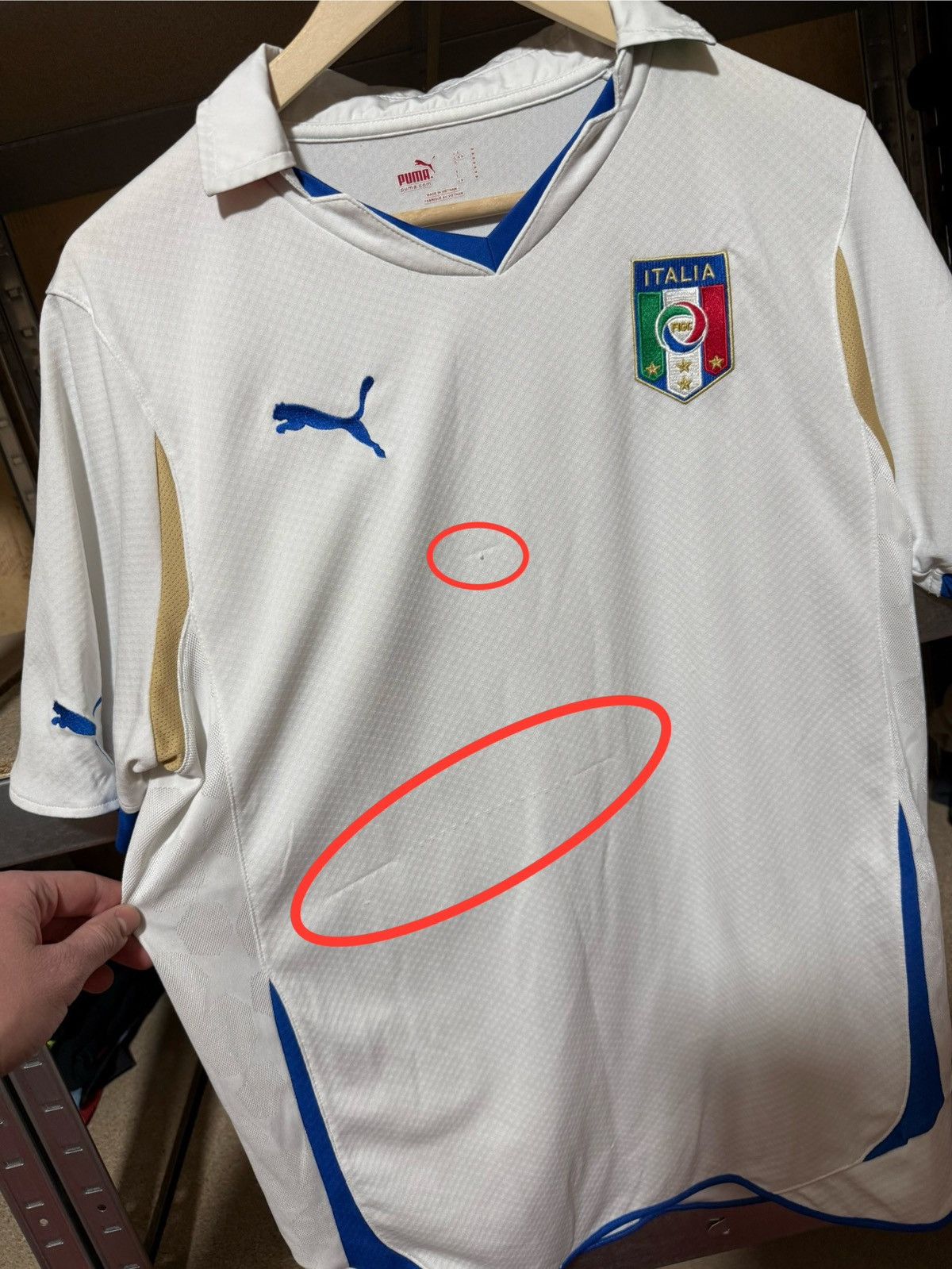 Puma × Vintage Vintage Puma Italy 2010 Away Football Soccer Jersey Size US M / EU 48-50 / 2 - 13 Thumbnail