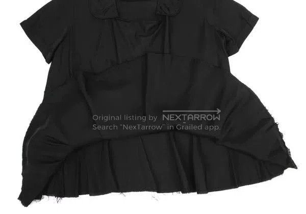 Comme Des Garcons Black vintage bow top