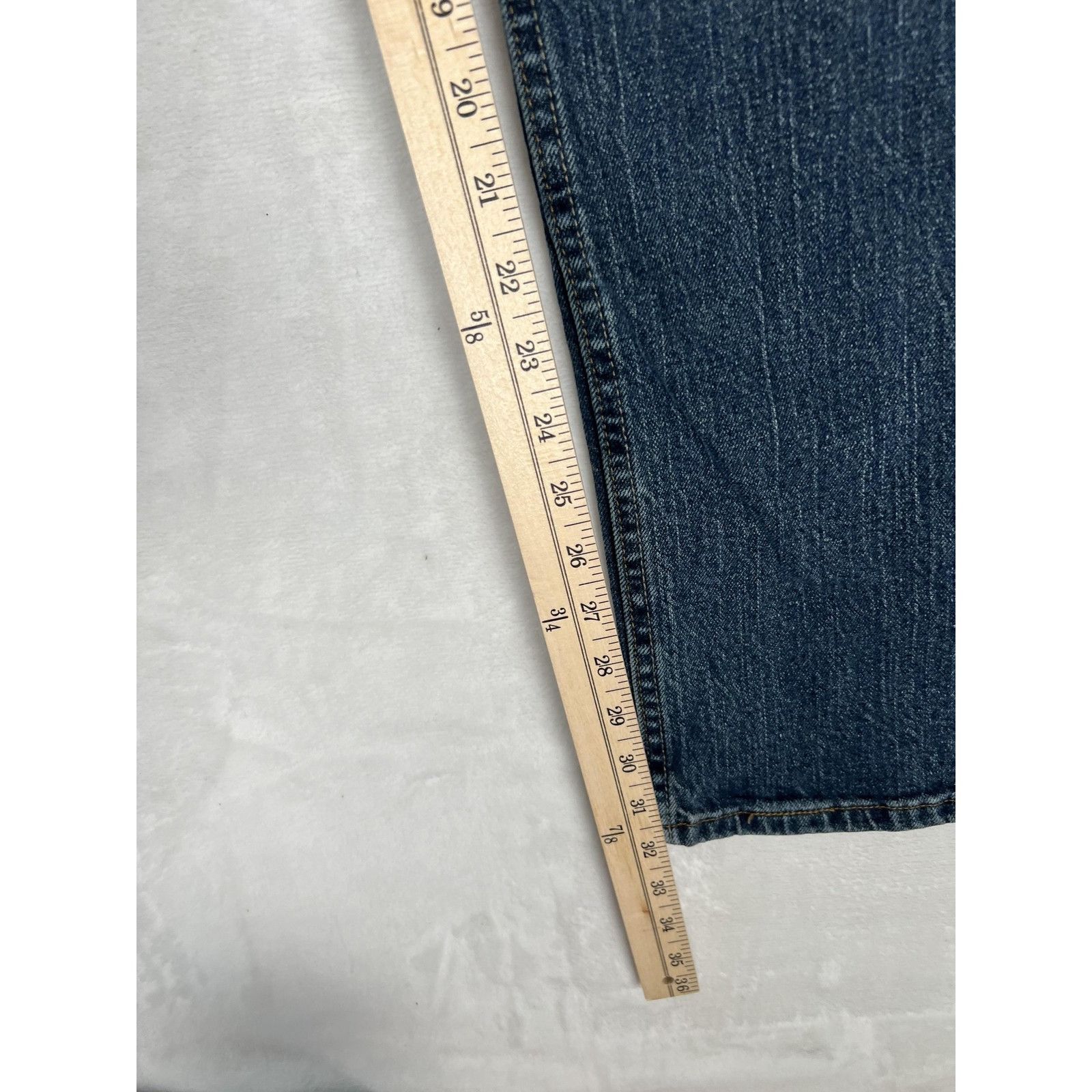 Lee Lee Dungarees Jeans Mens 32x32 Blue Straight Fit Denim Class Size US 32 / EU 48 - 3 Thumbnail