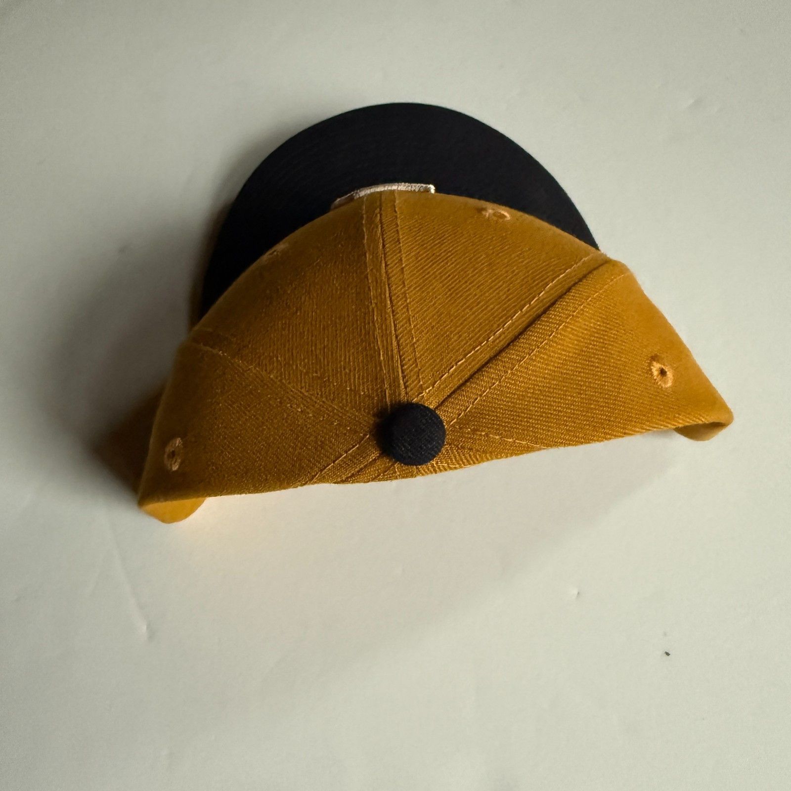 New Era Detroit Tigers New Era Vintage Gold 59FIFTY Fitted Hat 7 1/2 Size ONE SIZE - 3 Thumbnail