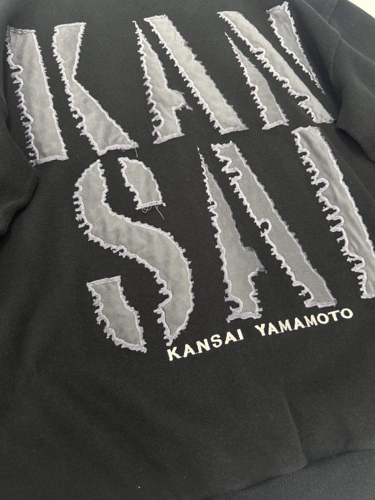 Kansai Yamamoto 🔥 Archive Japan KANSAI Yamamoto Embroided Backhit Logo Sweat Size US M / EU 48-50 / 2 - 8 Thumbnail
