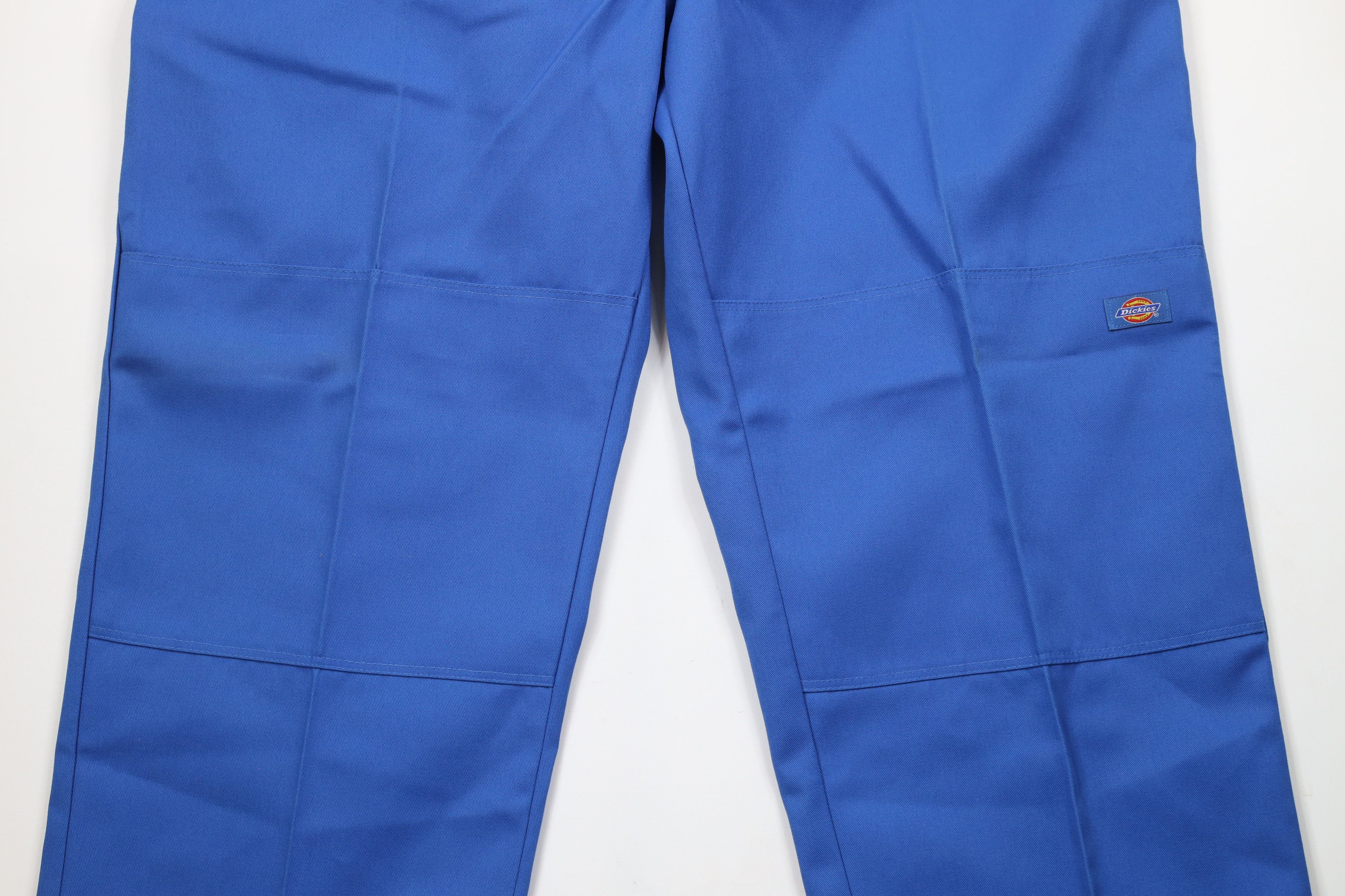 Dickies × Vintage Deadstock Vintage Dickies Double Knee Wide Leg Pants Blue Size US 44 / EU 60 - 3 Thumbnail