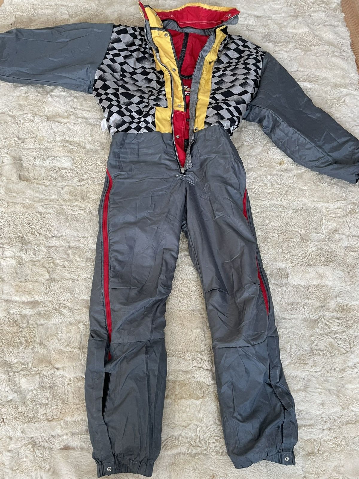 Descente Descente 90s Swiss National Ski Team One-Piece Ski Suit Size 52L - 9 Thumbnail