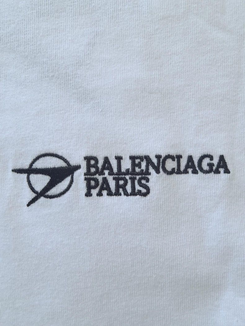 Balenciaga Balenciaga Pure white t-shirt Size US L / EU 52-54 / 3 - 3 Thumbnail