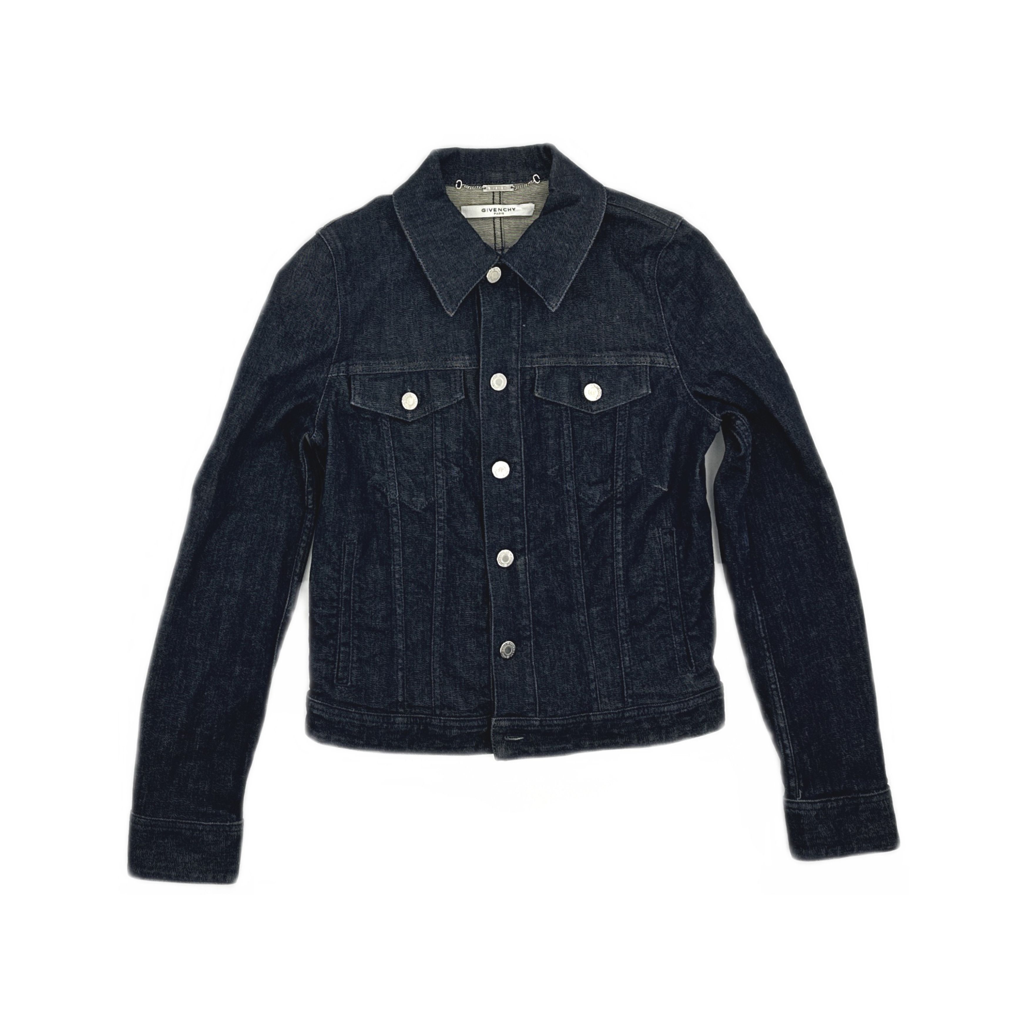 Givenchy Givenchy Logo Back Denim Jacket Size 34 Size XXS / US 00 / IT 34 - 1 Thumbnail