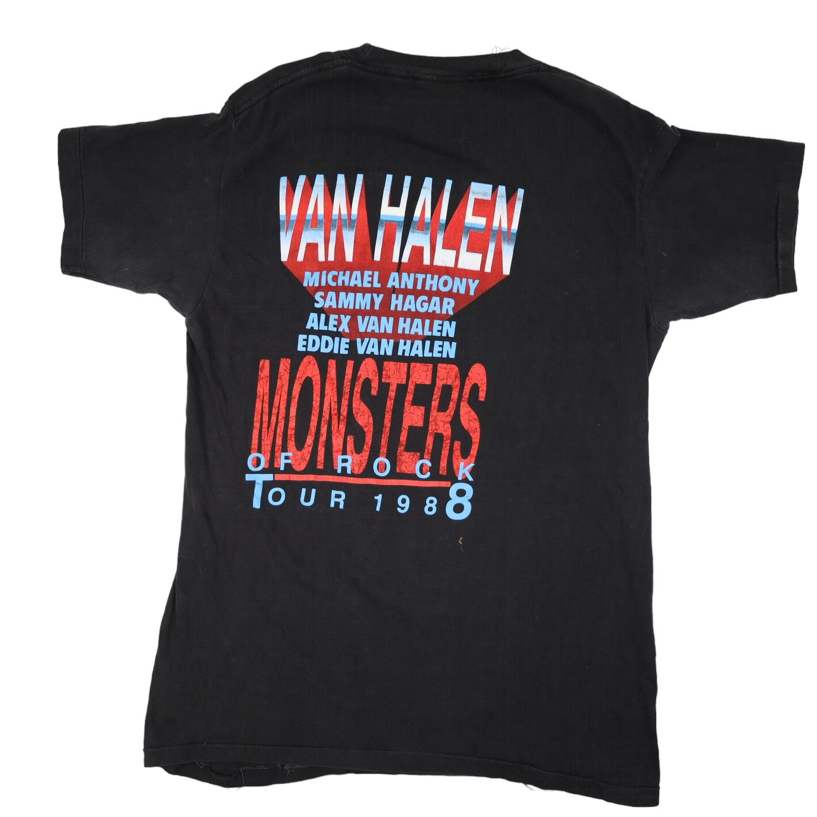 Band Tees × Vintage Vintage 1988 Van Halen Monsters of Rock Tour T Shirt Size US L / EU 52-54 / 3 - 9 Thumbnail