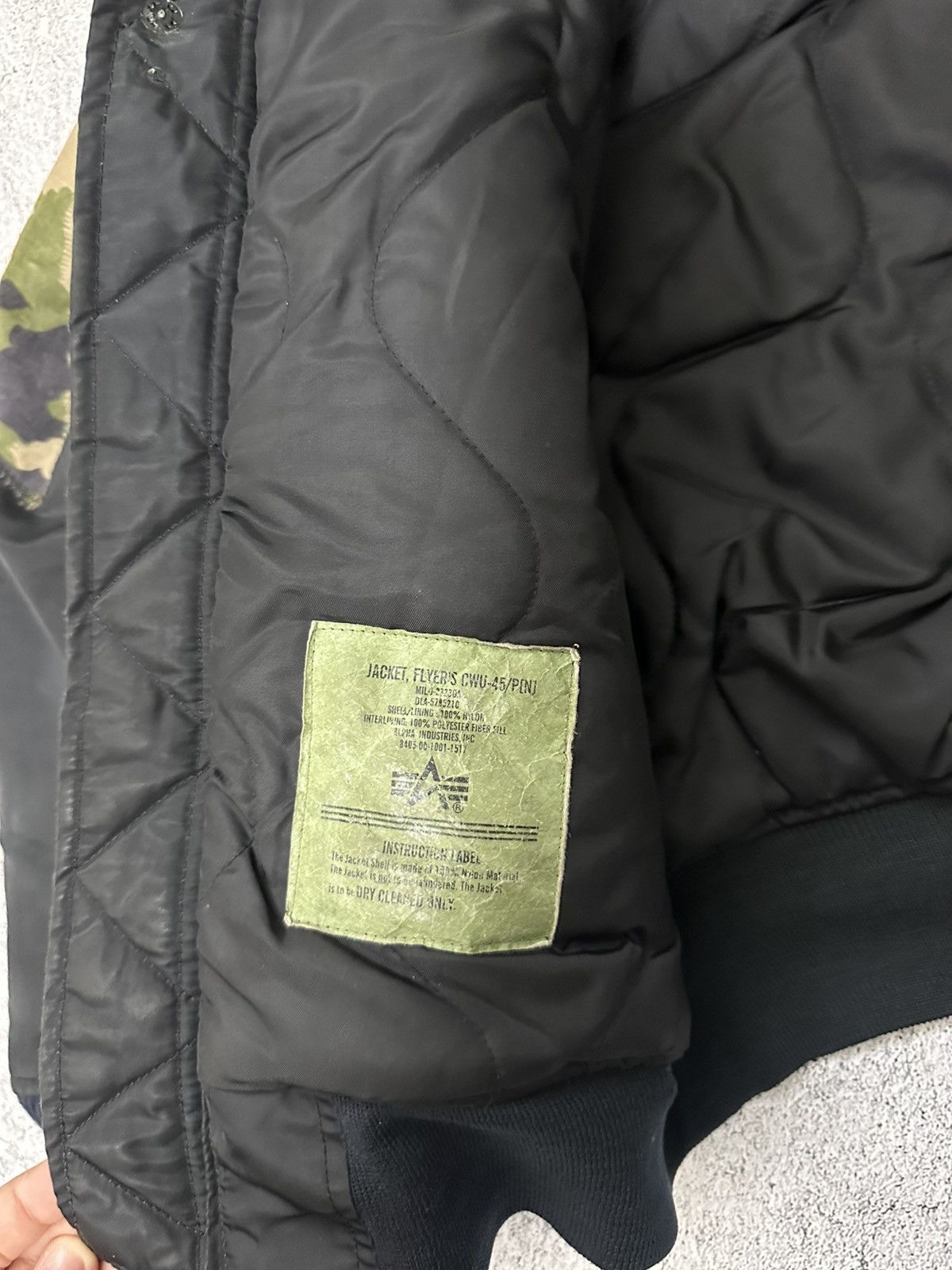 Alpha Industries Vintage 90’s Alpha Industries Military US Bomber Jacket Size US M / EU 48-50 / 2 - 10 Thumbnail