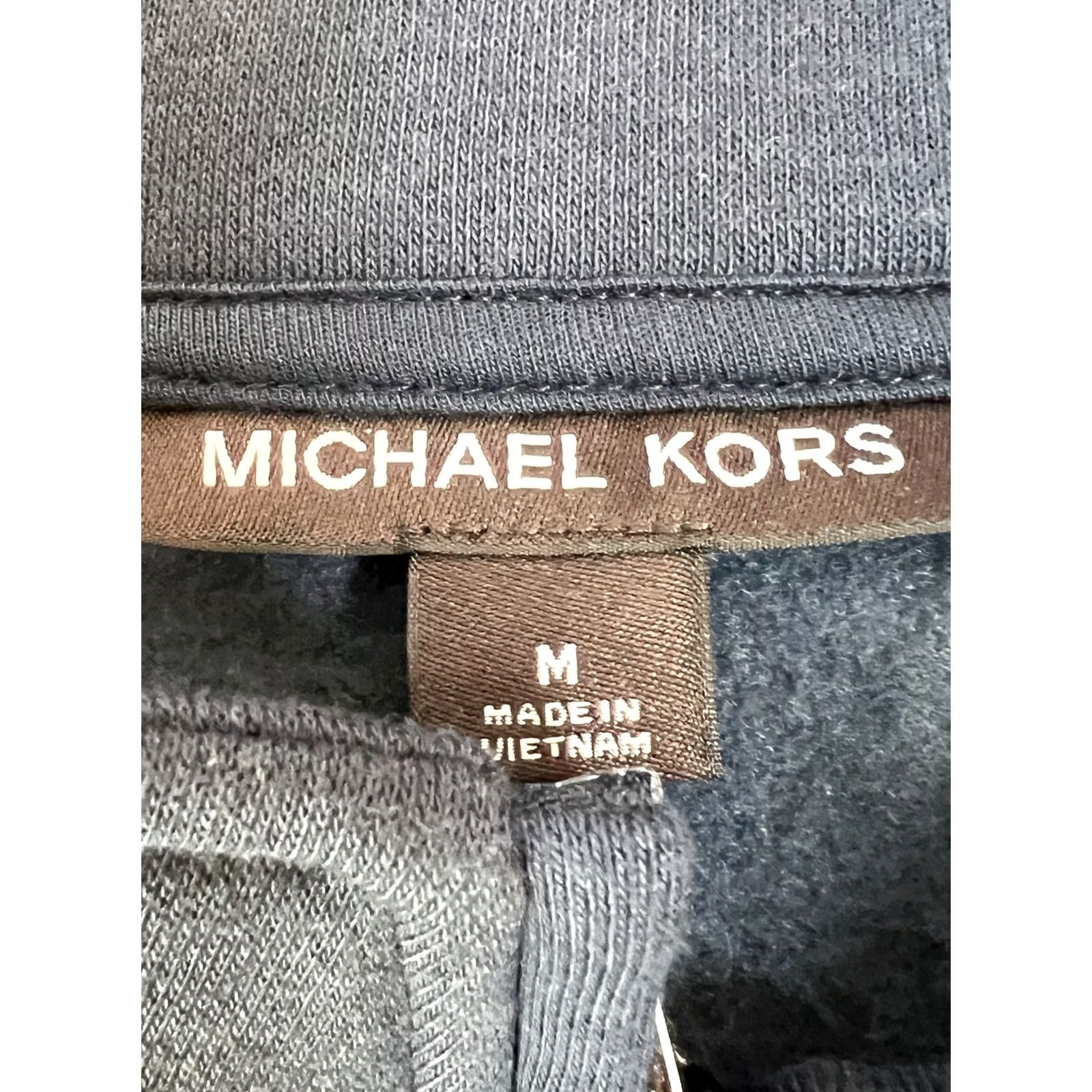 Michael Kors Michael Kors Pullover Mens M Blue Half Zip Sweatshirt Embroidered Logo New Size US M / EU 48-50 / 2 - 4 Thumbnail