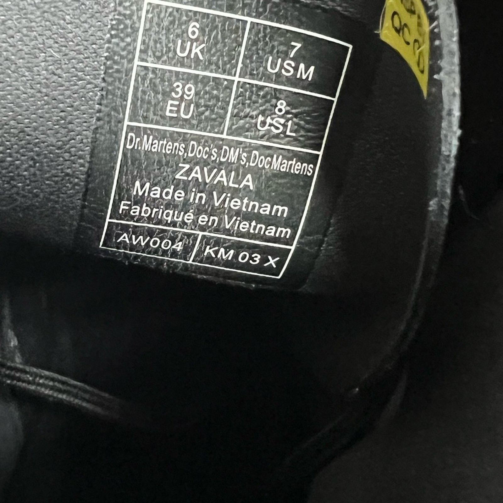 Dr. Martens Dr. Martens Zavala Combat Boots Women’s SIZE 8 NEW W/O BOX Size US 8 / IT 38 - 9 Thumbnail