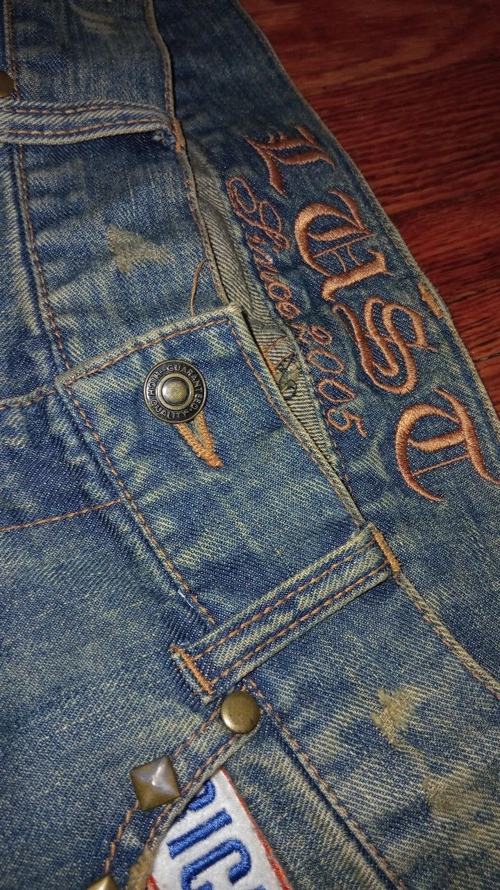 Tornado Mart Lust Since 2005 Classic rare patchwork denim Size US 31 - 4 Thumbnail