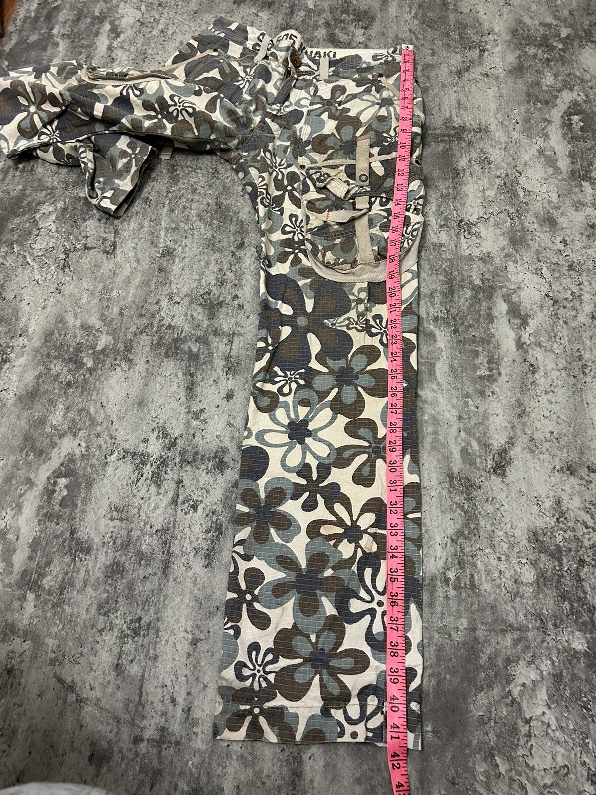Edwin × Hysteric Glamour × Japanese Brand Edwin 505 Flower Multipocket Cargo Pants Size US 32 / EU 48 - 20 Thumbnail