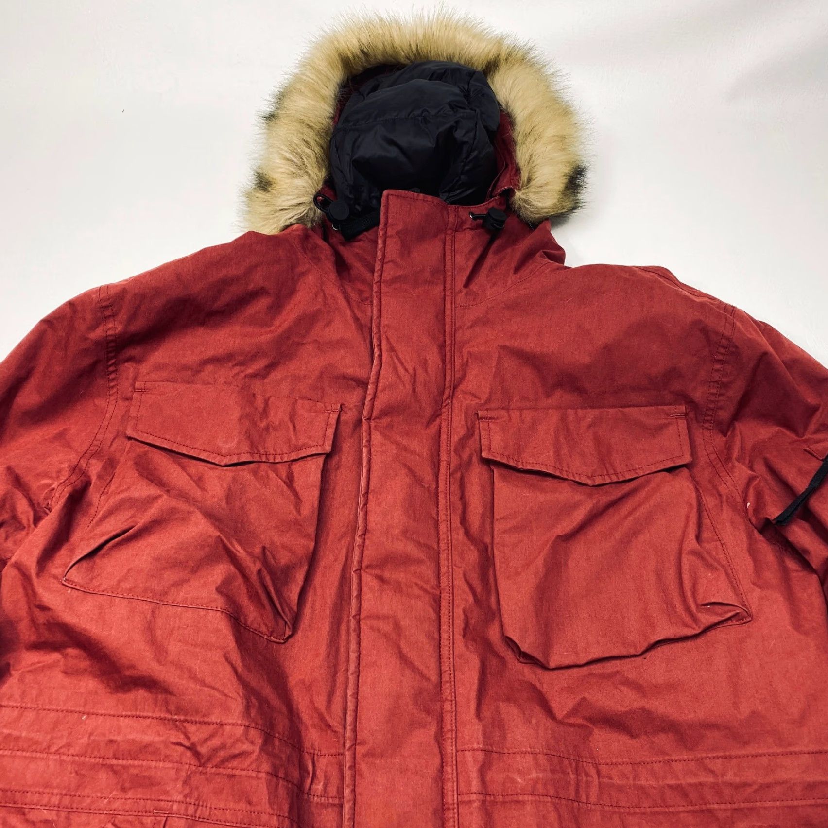 Timberland Timberland Nordic Edge Expedition Parka Jacket Mens XL Red Waterproof 7791 Size US XL / EU 56 / 4 - 5 Thumbnail