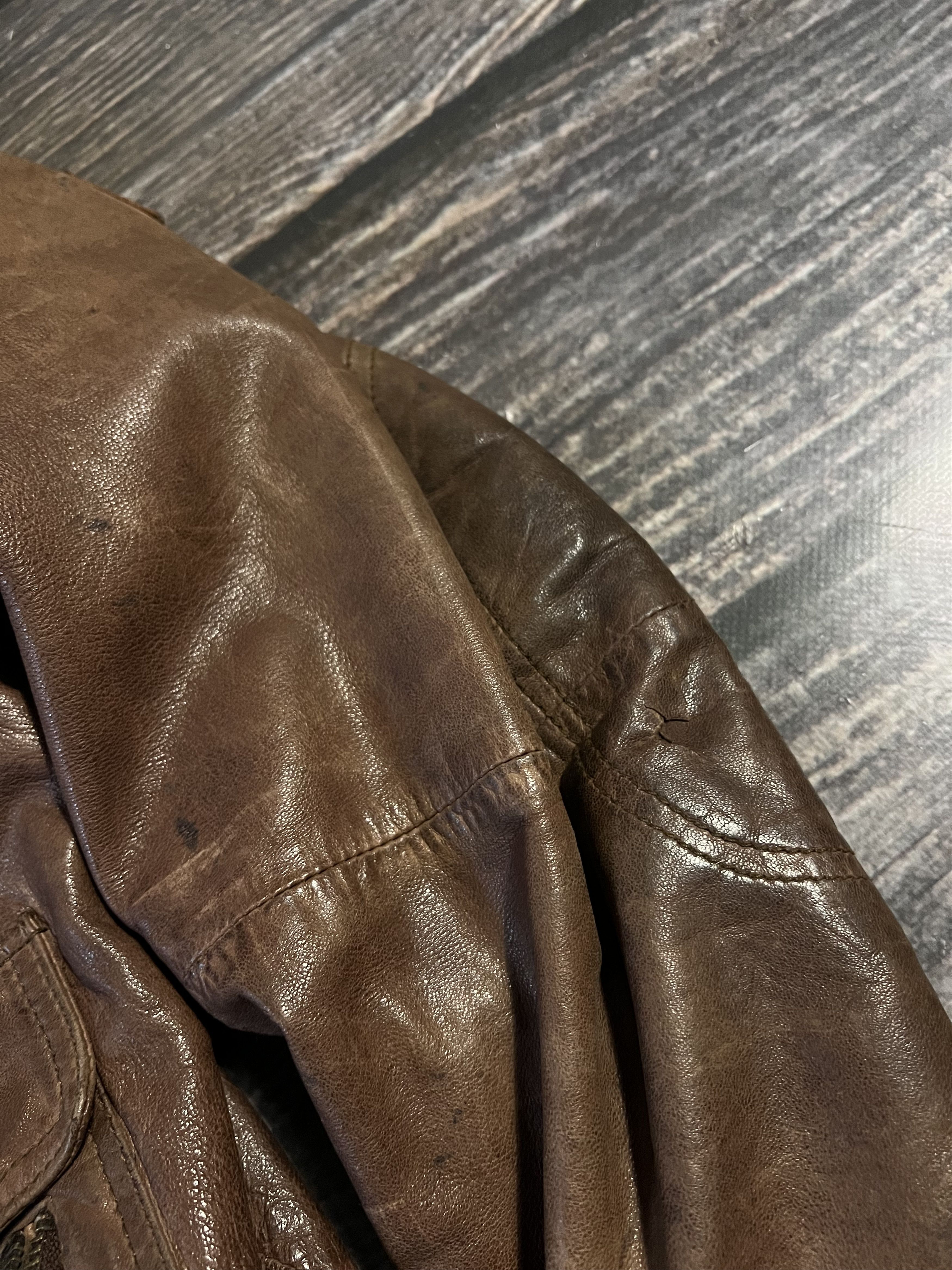 Pierre Cardin 90s Pierre Cardin Double Pocket Leather Biker Jacket Size US L / EU 52-54 / 3 - 5 Thumbnail