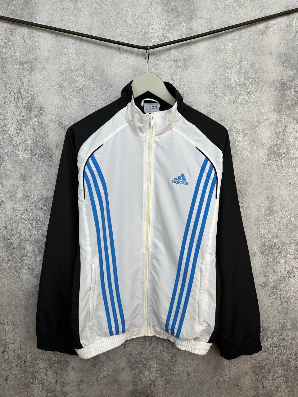Adidas Adidas Vintage Track Jacket Windbreaker 3-Stripes Y2k Style Size US S / EU 44-46 / 1 - 1 Thumbnail