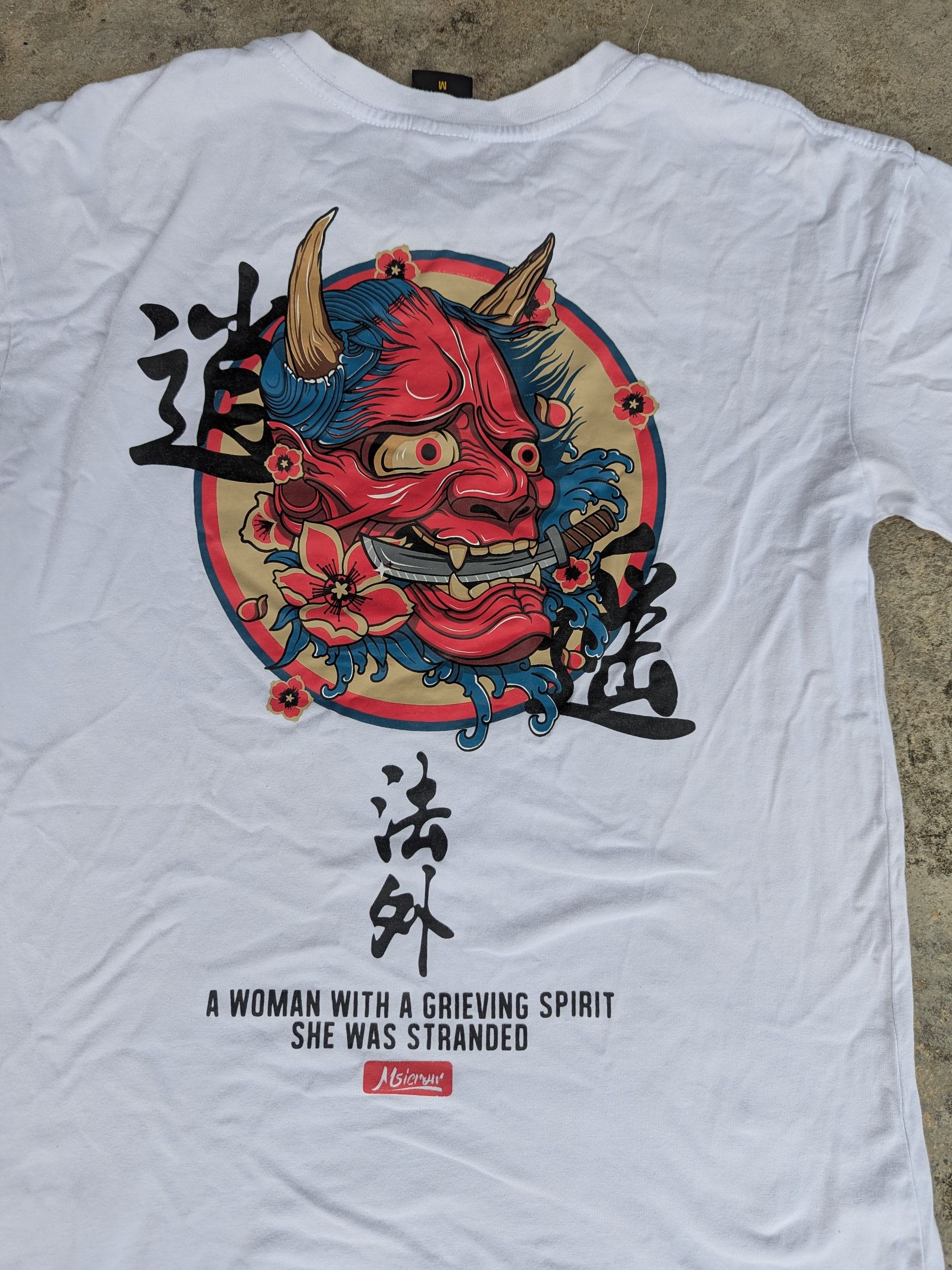 Japanese Brand × Vintage Vintage Msicrow Sukajan T Shirt Japanese Motif Size US S / EU 44-46 / 1 - 4 Thumbnail