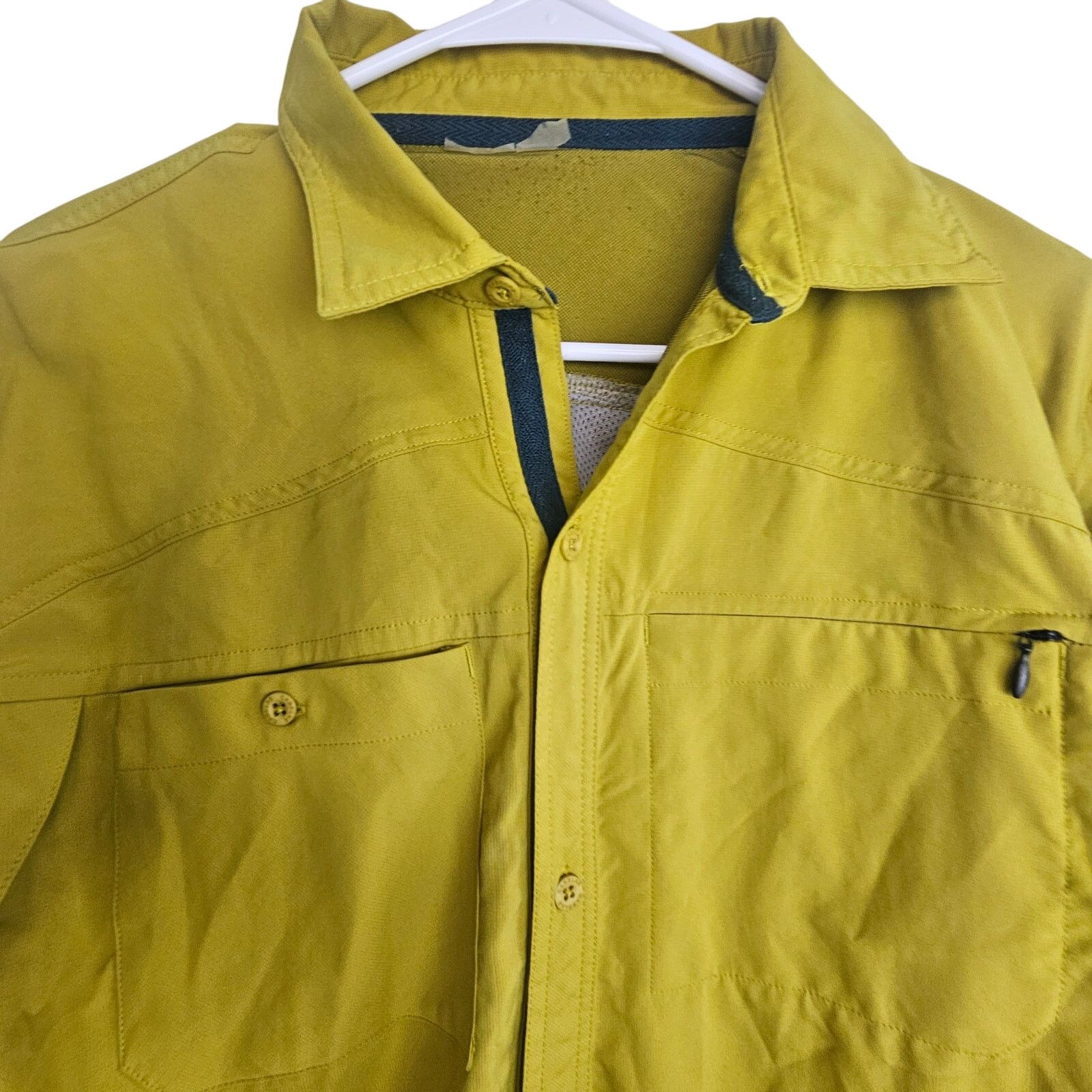 Cabelas Cabelas Guidewear Shirt Men L? Yellow Vented LS Button Size US L / EU 52-54 / 3 - 2 Thumbnail