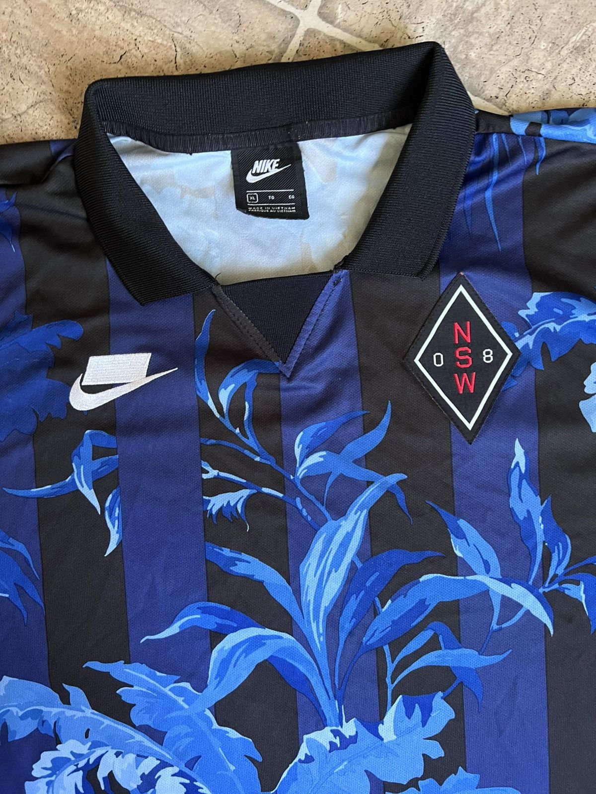 Nike Nike NSW Floral Football Jersey Size US XL / EU 56 / 4 - 3 Thumbnail