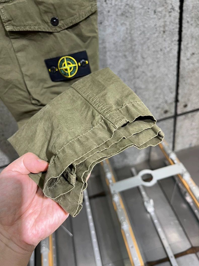 Stone Island Stone Island Green Cargo Pants Size 31 -2506 Size US 31 - 5 Thumbnail