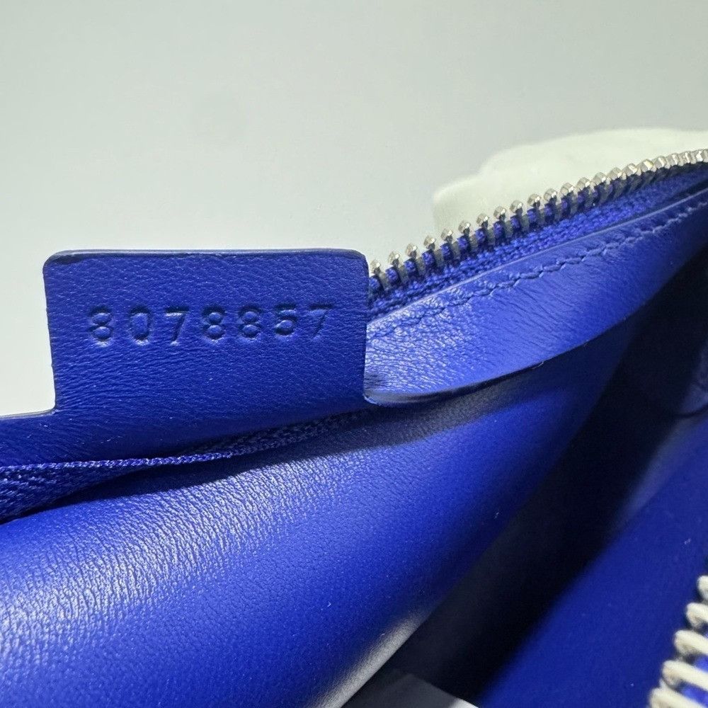 Burberry Burberry Mini Shield Leather Sling Bag Blue Size ONE SIZE - 8 Thumbnail