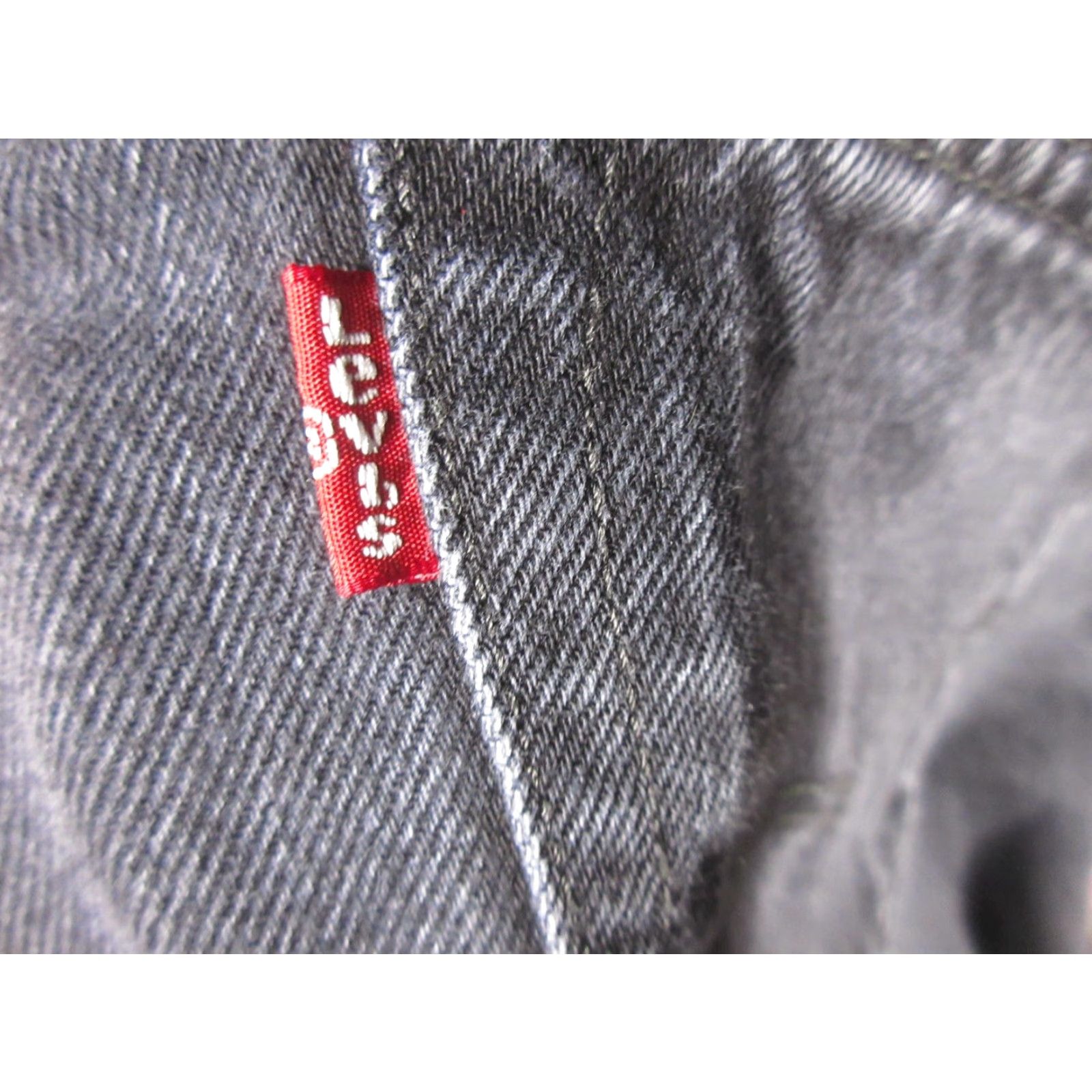 Levi's VINTAGE not applicable; use Levi's 501 Jeans 36x32 Black Denim Button Fly Classic Fit Straight 5-Pocket Mens Casual Everyday Denim Pants Size US 36 / EU 52 - 6 Thumbnail