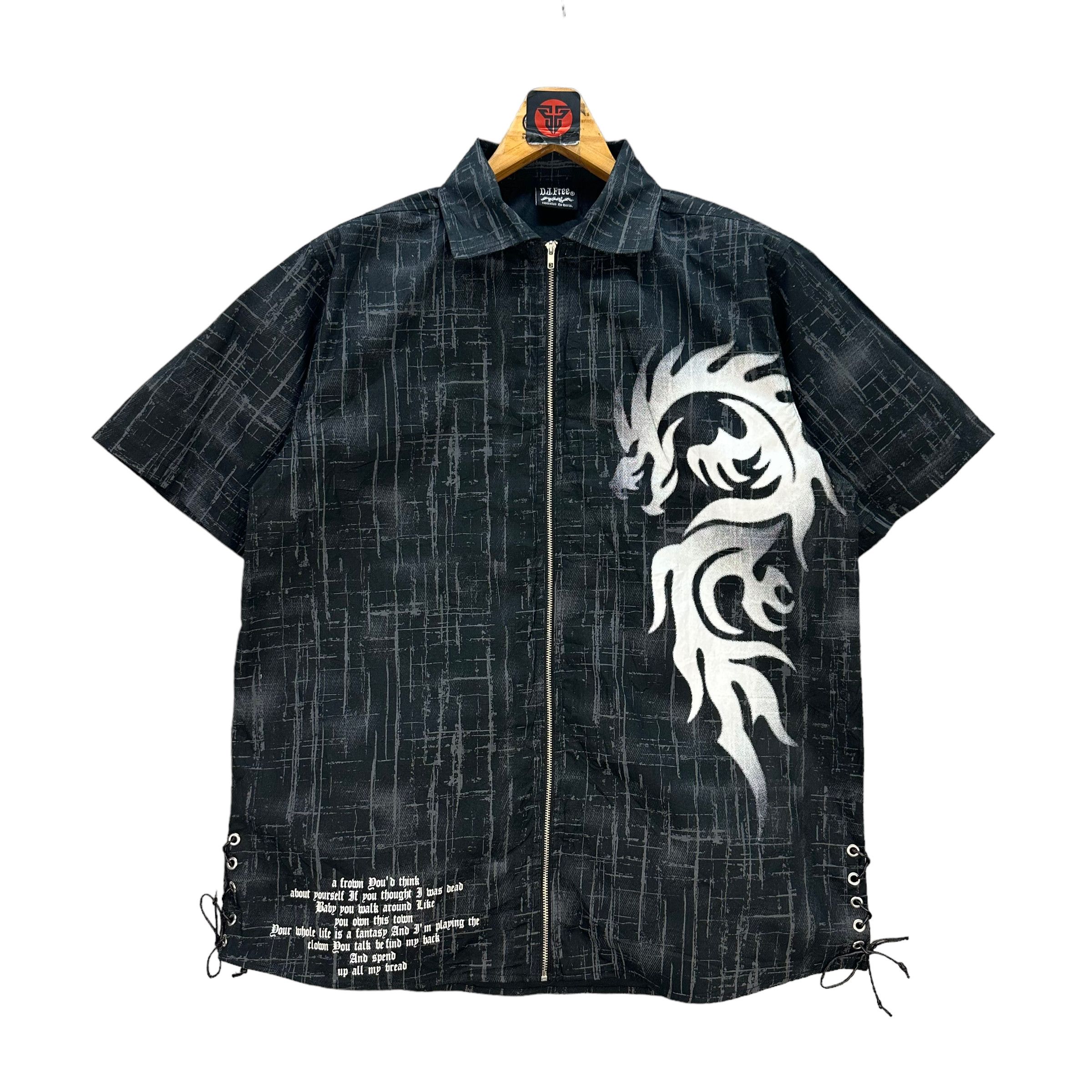 Japanese Brand DJ FREE ZIPPER SHIRTS #7517-151 Size US L / EU 52-54 / 3 - 1 Thumbnail
