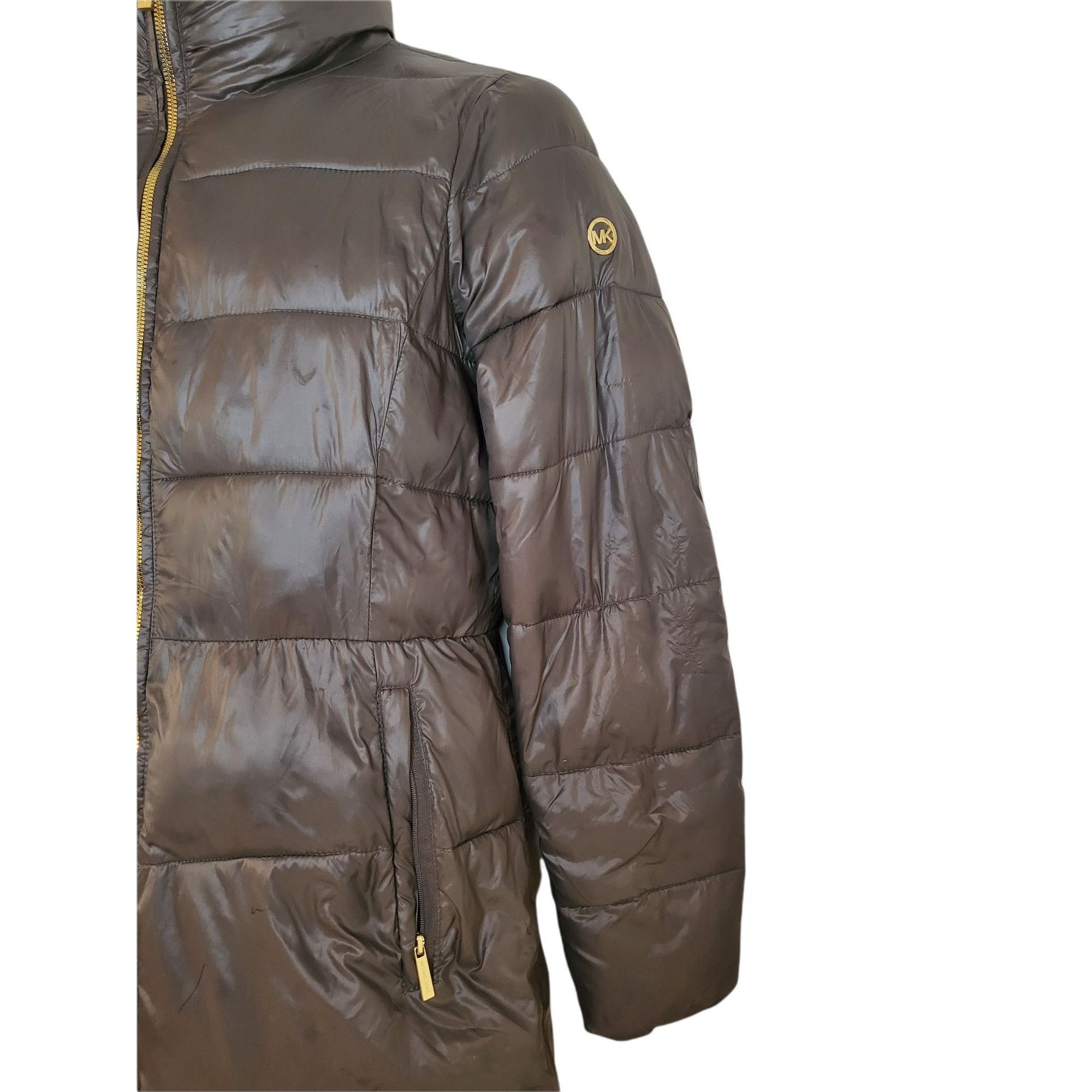 Michael Kors Michael Kors Puffer Coat Women Sz M Winter Nylon Full Zip Ou Size M / US 6-8 / IT 42-44 - 3 Thumbnail