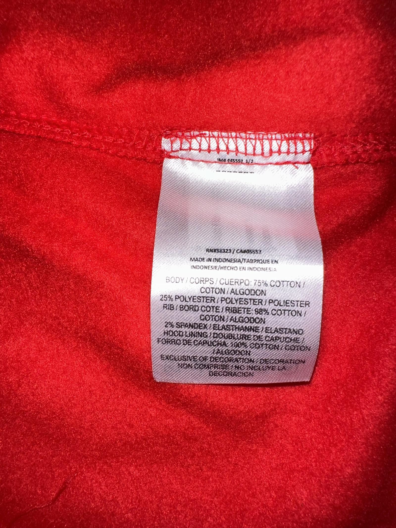 Nike Nike Big Kids (Boy's) Scarlet Ohio State Buckeyes Club Fleece Pullover Hoodie Size US XL / EU 56 / 4 - 6 Thumbnail