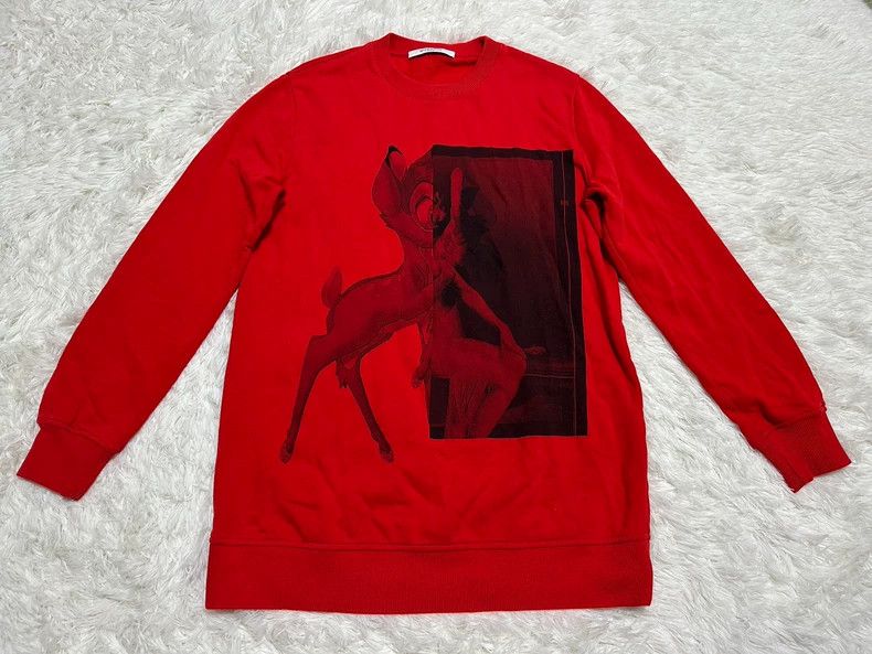 Givenchy Givenchy Red Deer Graphic Sweatshirt-yf Size US M / EU 48-50 / 2 - 1 Thumbnail
