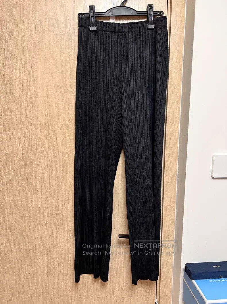 Issey Miyake Issey Miyake Black Pants Size 26" / US 2 / IT 38 - 2 Thumbnail