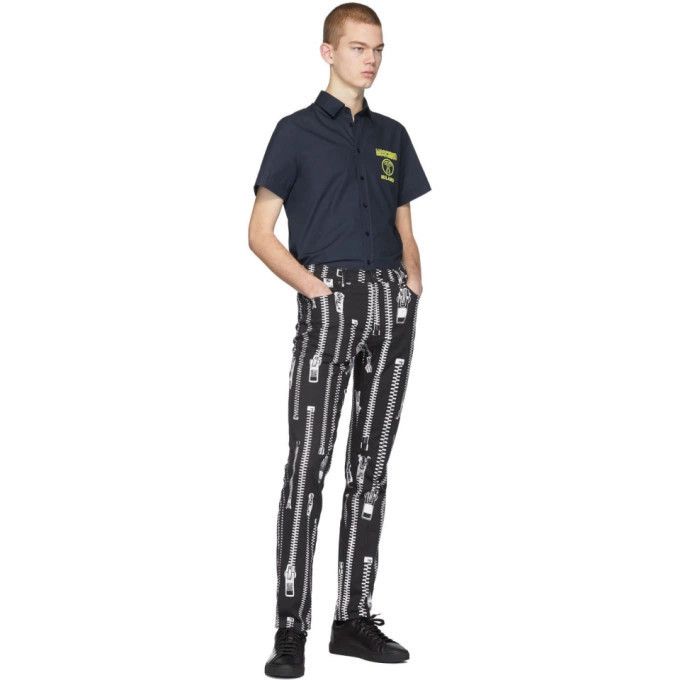 Moschino o1y0225 Jogger & Sweatpant in Black/White Size US 28 / EU 44 - 5 Thumbnail