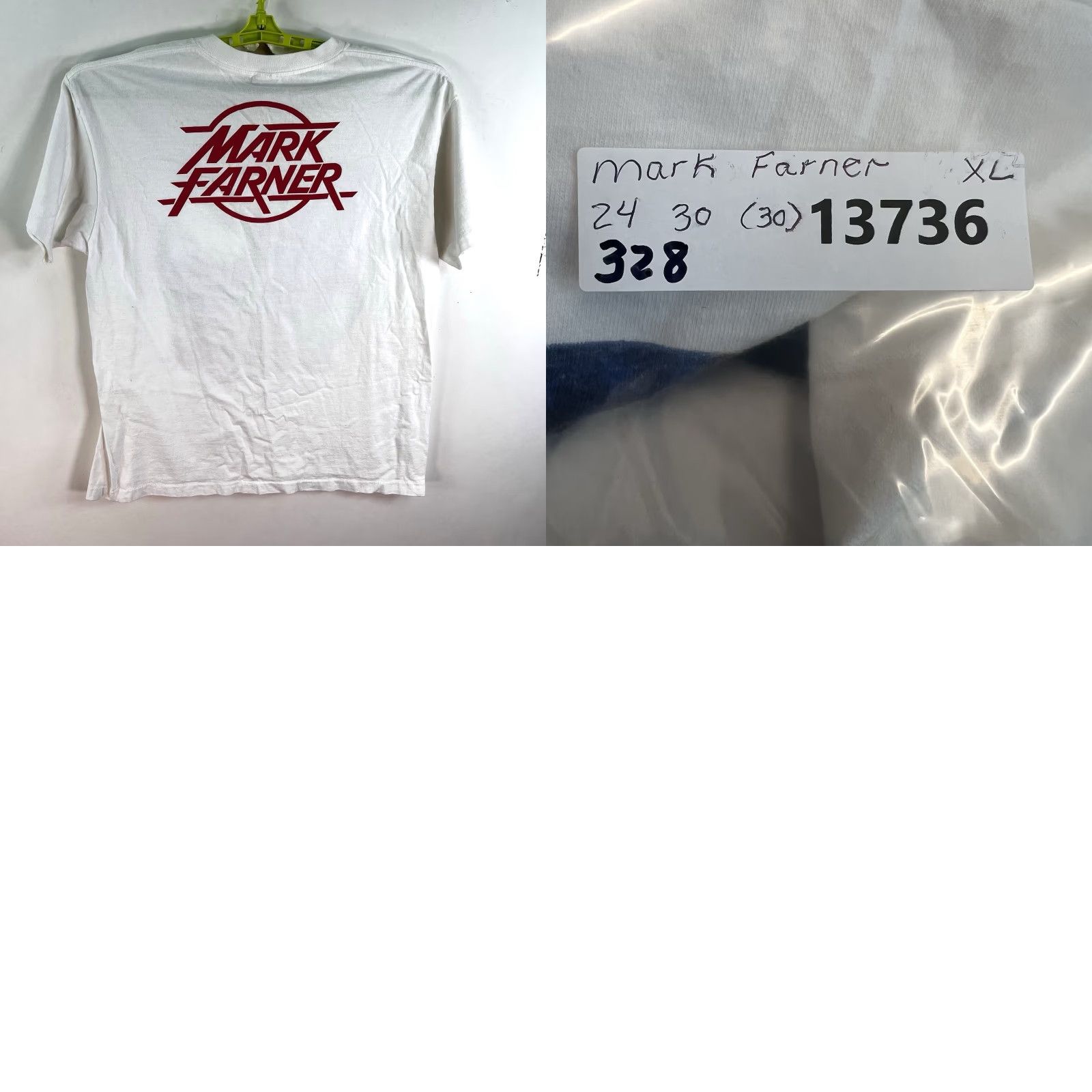 Vintage VINTAGE Mark Farner Rock Band Legend Tour T-Shirt Mens XL White Sof Tee Rock USA Graphic Print 80s 90s Size US XL / EU 56 / 4 - 8 Thumbnail