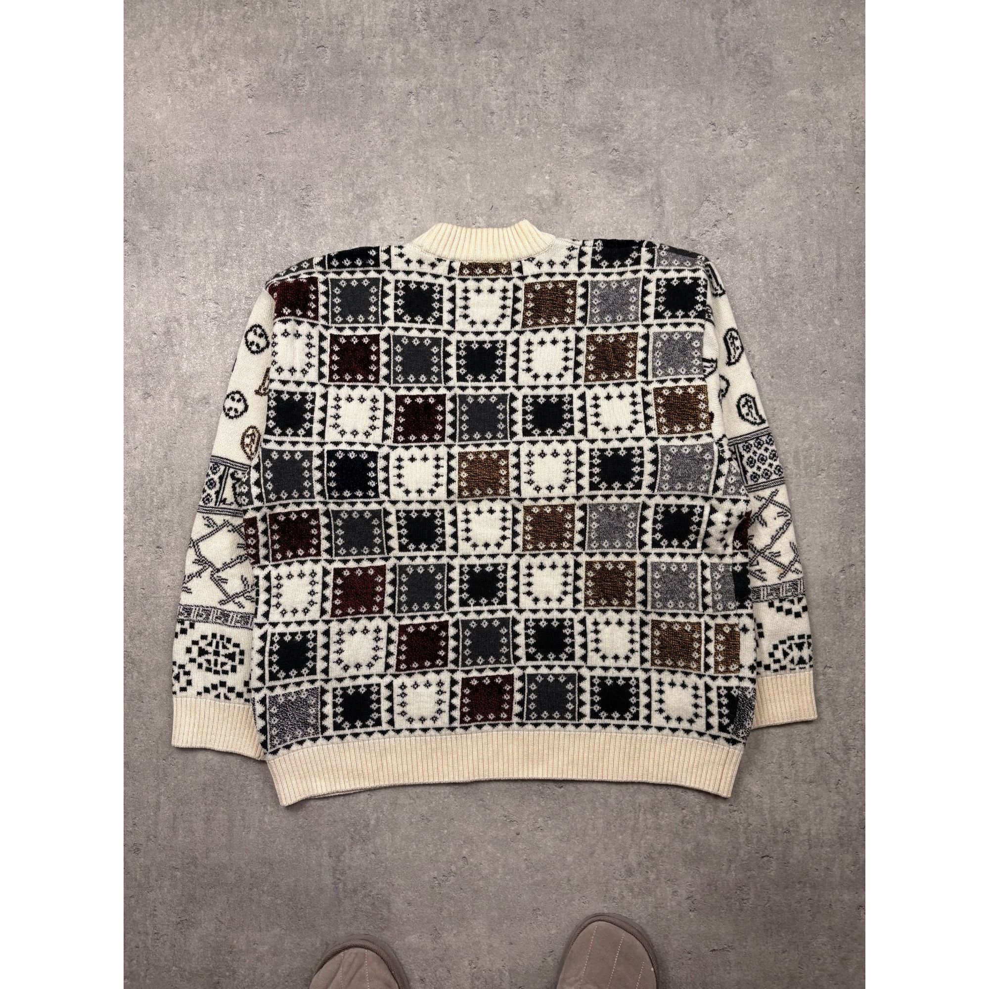 Japanese Brand The Minimalist Aesthetic: Japanese Style Textured Knit Sweat Size US L / EU 52-54 / 3 - 8 Thumbnail