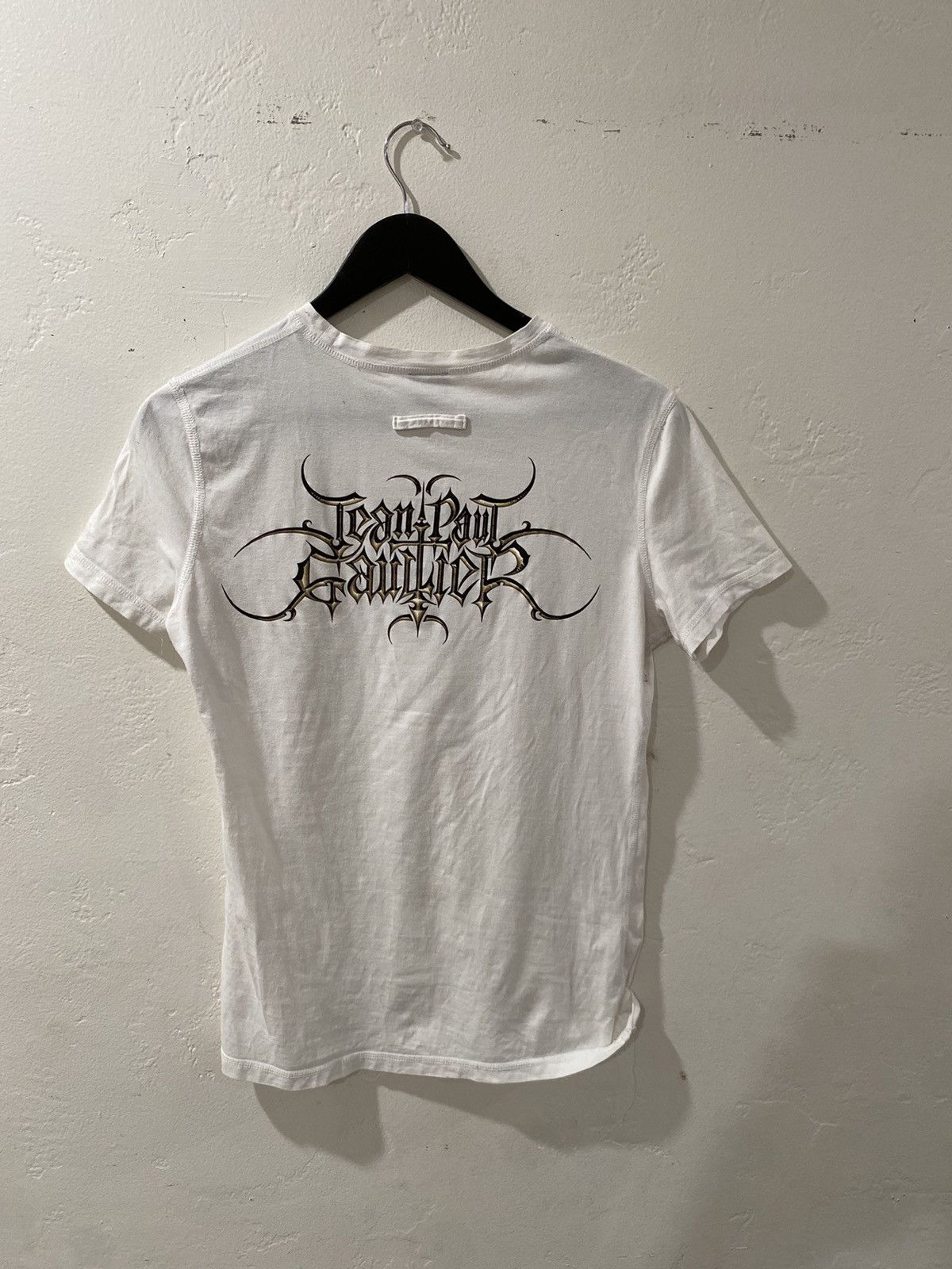 image of Jean Paul Gaultier Tee in White, Men's (Size Small)