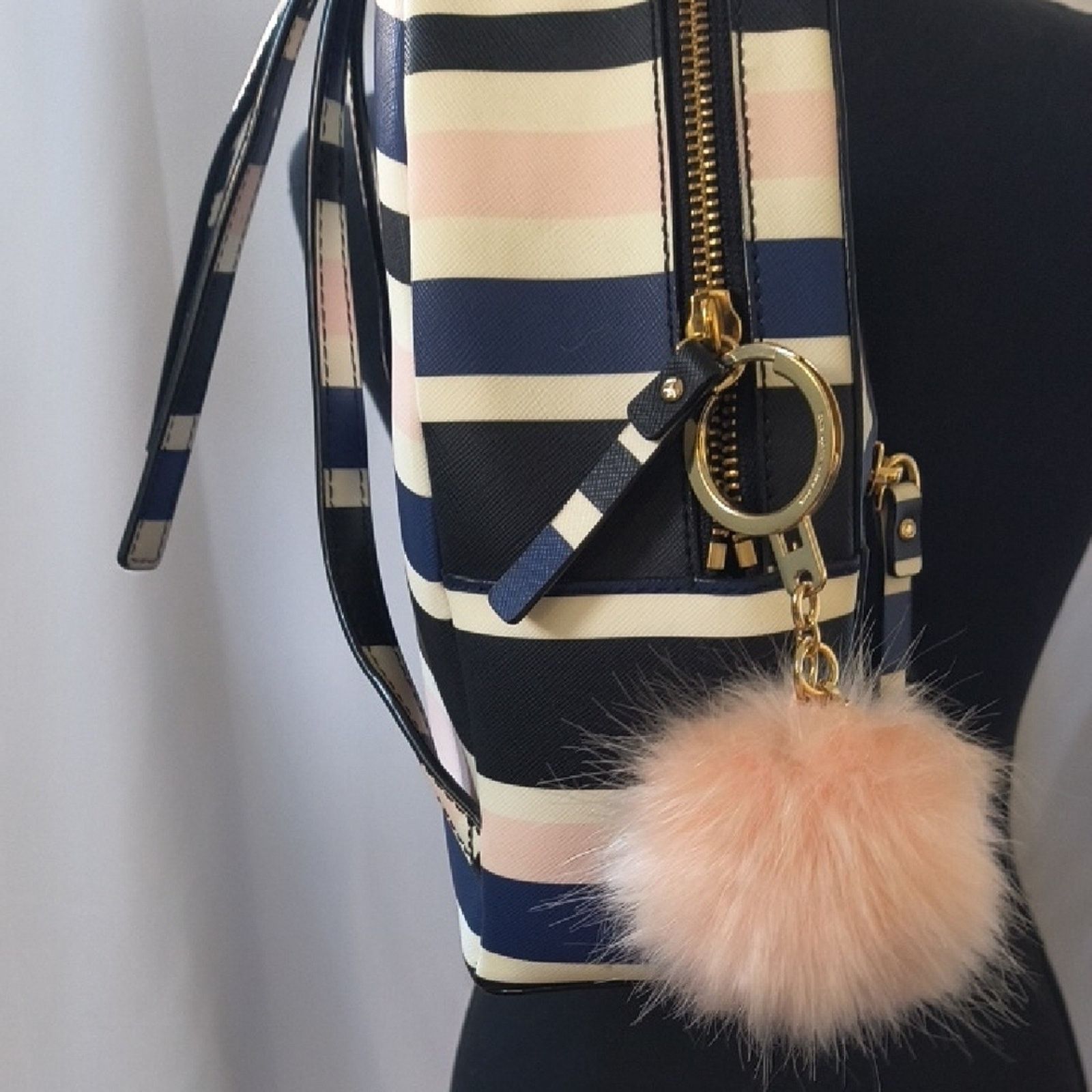 Kate Spade Kate Spade Navy and Pink Striped Backpack Size ONE SIZE - 10 Thumbnail