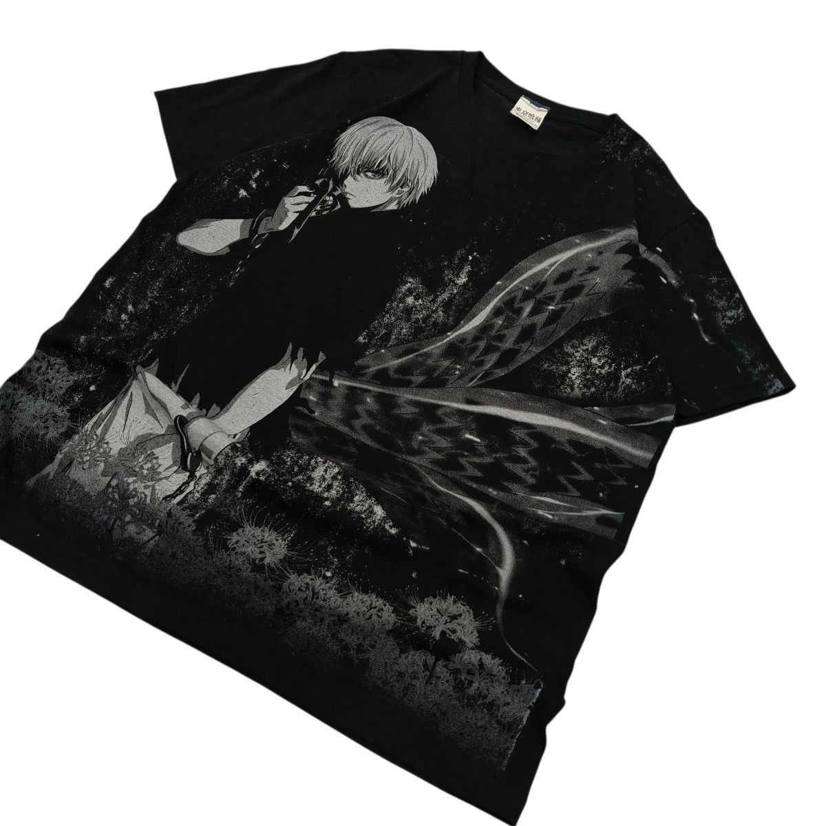 Japanese Brand Anime COSPA TOKYO GHOUL Ken Kaneki Tshirt Size US XL / EU 56 / 4 - 3 Thumbnail